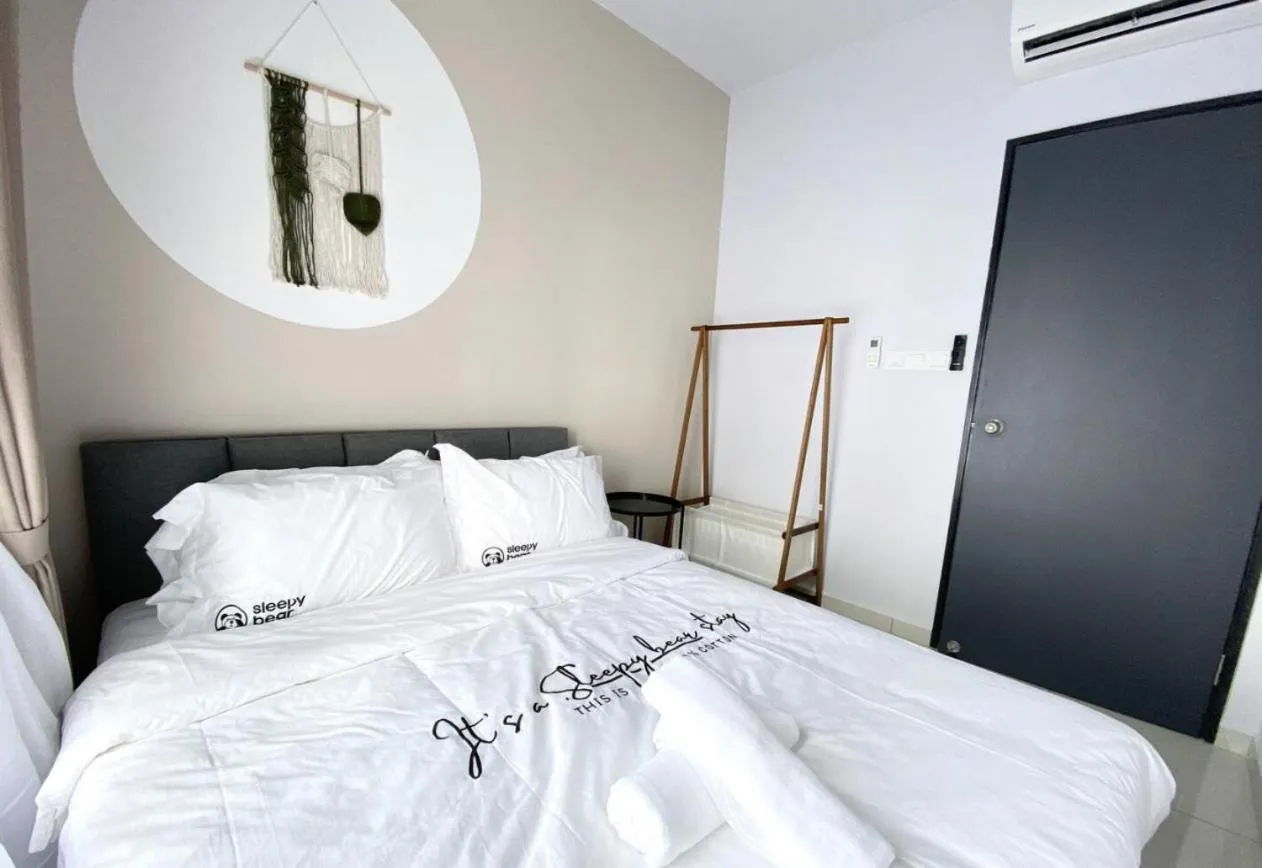 Bed in Gaia Residence, Gamuda Gardens Rawang by Sleepy Bear