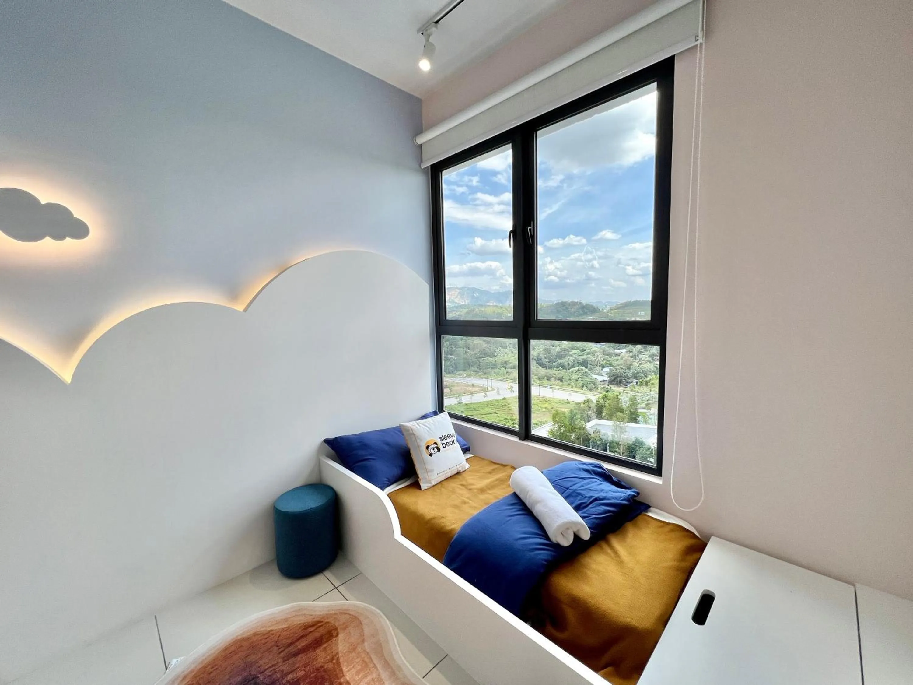 Bed in Gaia Residence, Gamuda Gardens Rawang by Sleepy Bear