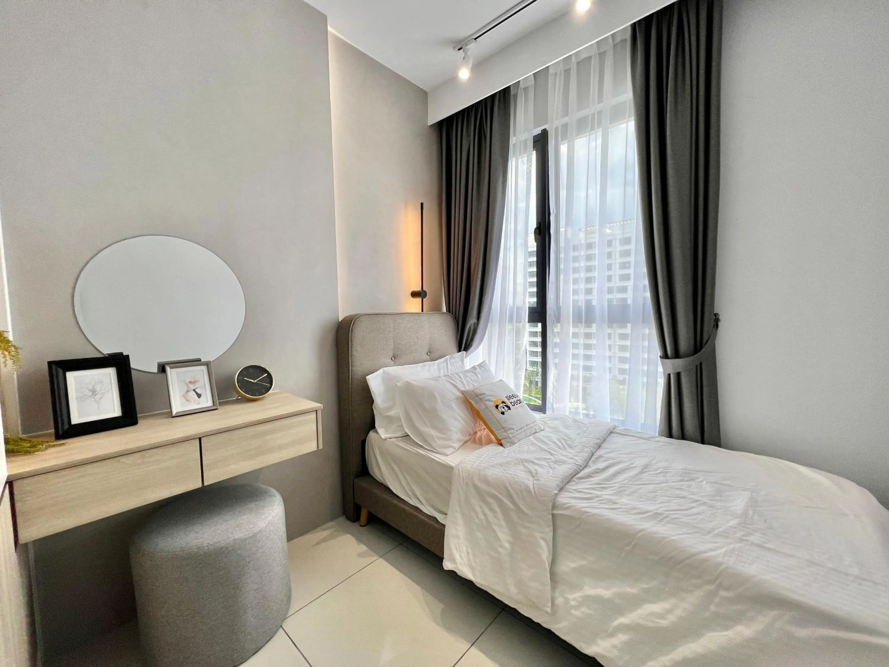 Bed in Gaia Residence, Gamuda Gardens Rawang by Sleepy Bear