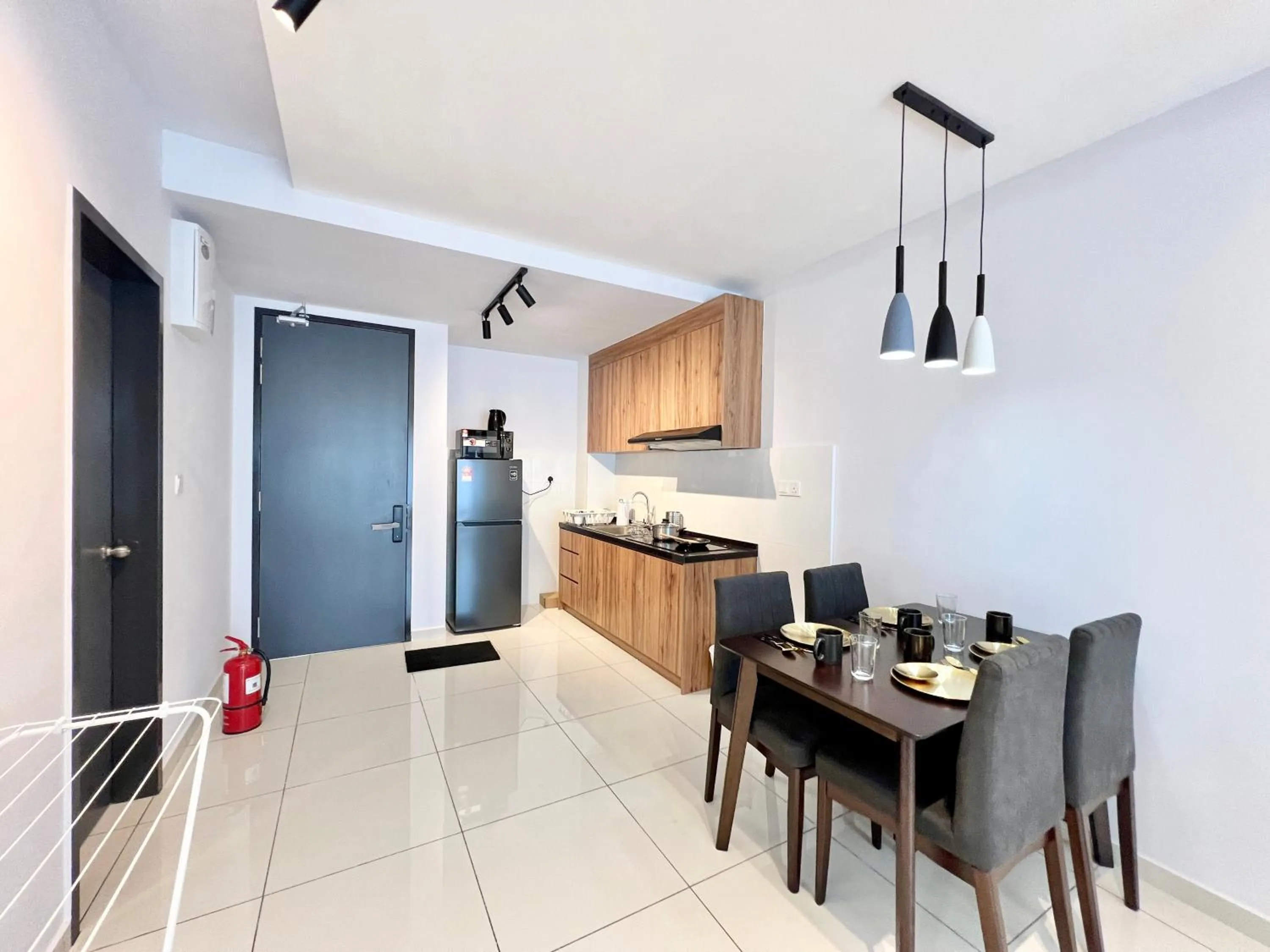 Dining area in Gaia Residence, Gamuda Gardens Rawang by Sleepy Bear