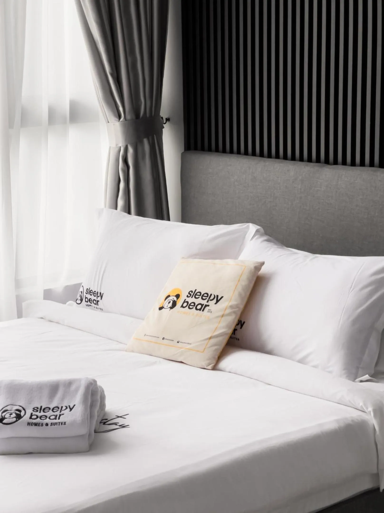 Bed in Gaia Residence, Gamuda Gardens Rawang by Sleepy Bear