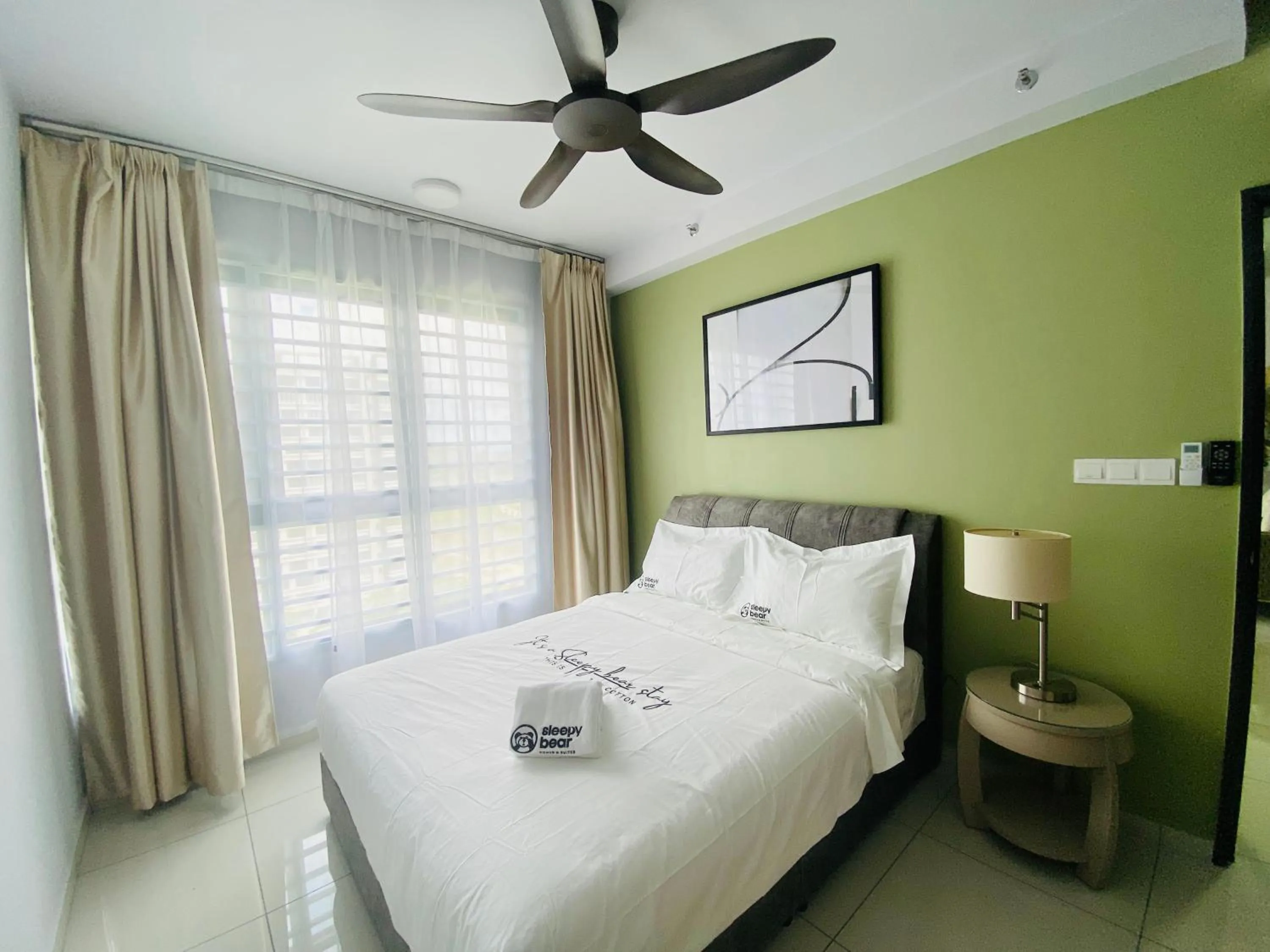 Bed in Gaia Residence, Gamuda Gardens Rawang by Sleepy Bear