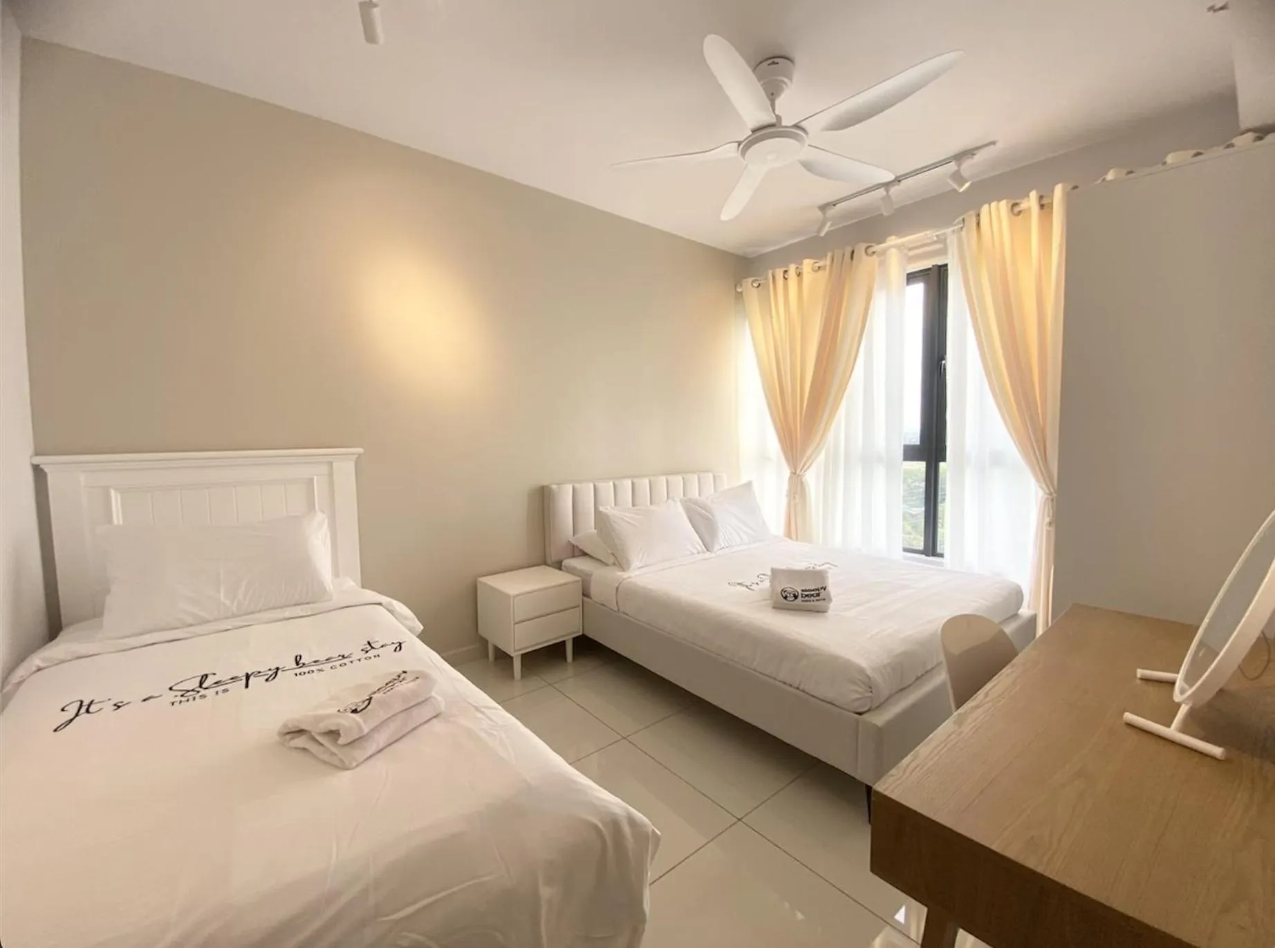 Bed in Gaia Residence, Gamuda Gardens Rawang by Sleepy Bear