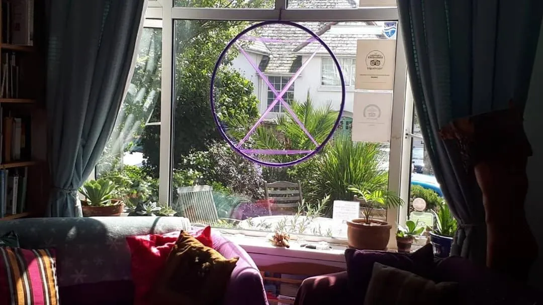 Living room in Falmouth Lodge