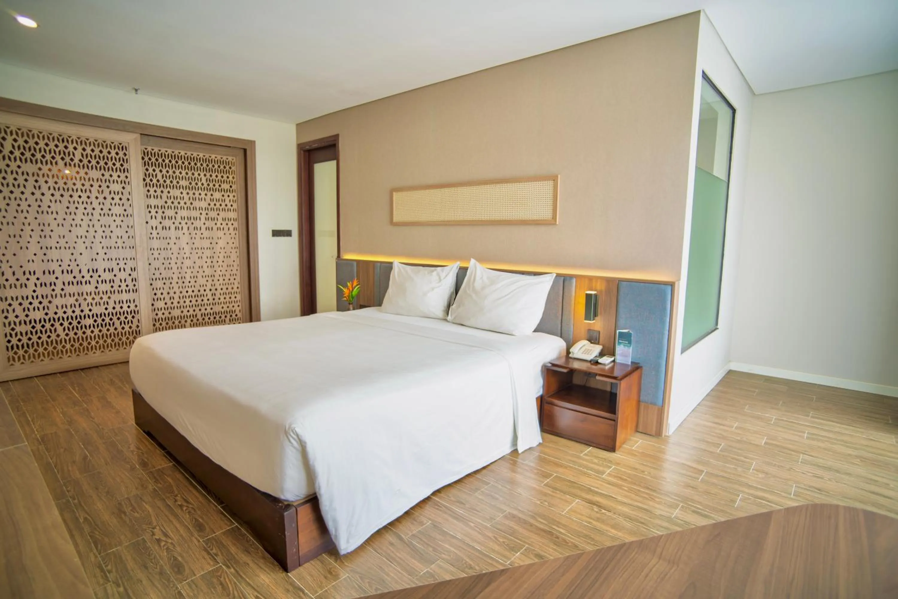 Bedroom, Bed in Sonaga Beach Resort & Villas Phu Quoc