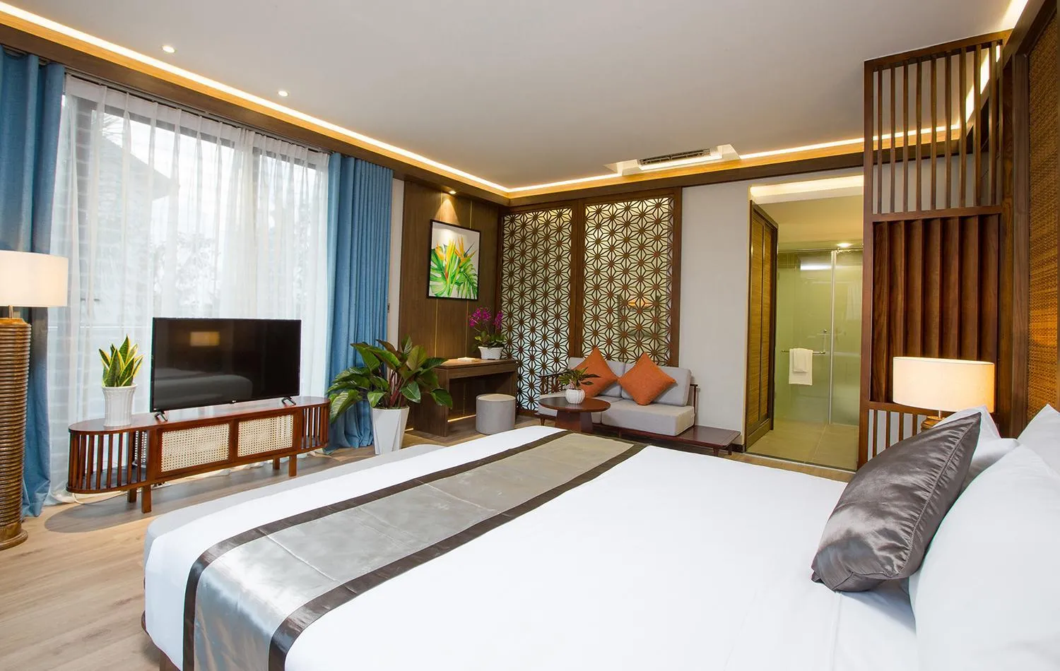 Bed in Sonaga Beach Resort & Villas Phu Quoc