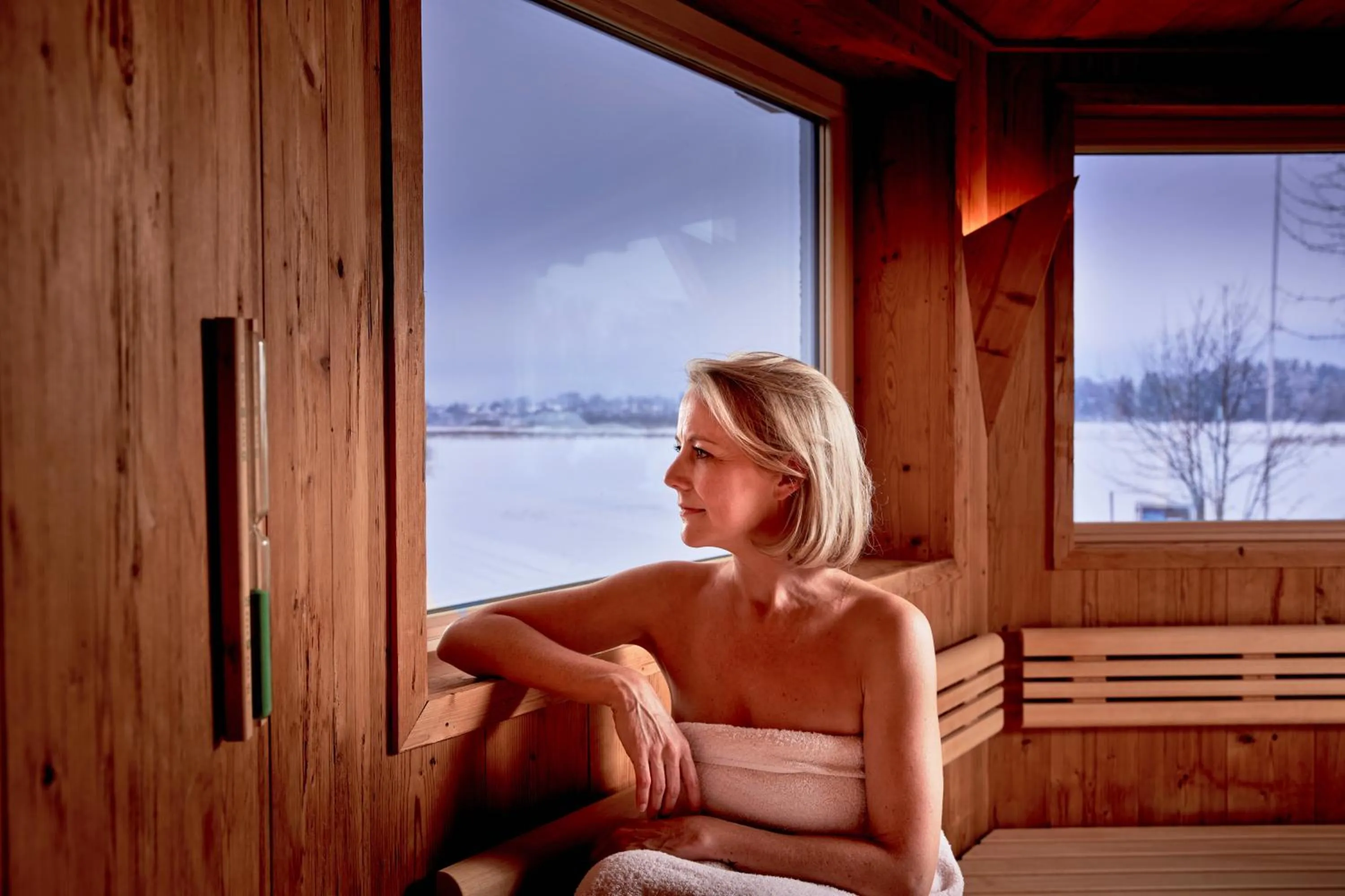 Sauna in Hotel Sommer-Haus am See