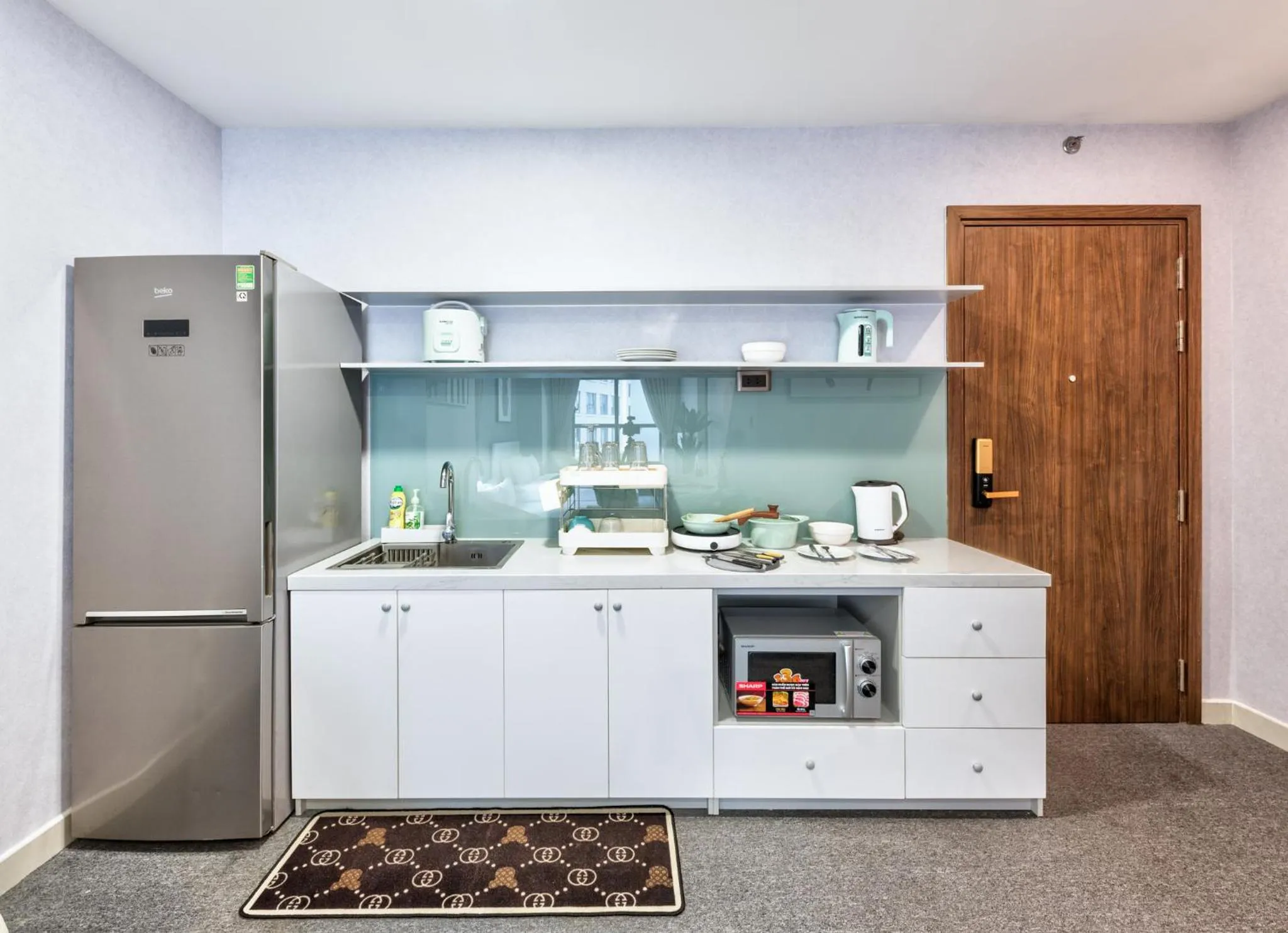 Kitchen or kitchenette in S Lux Apartment