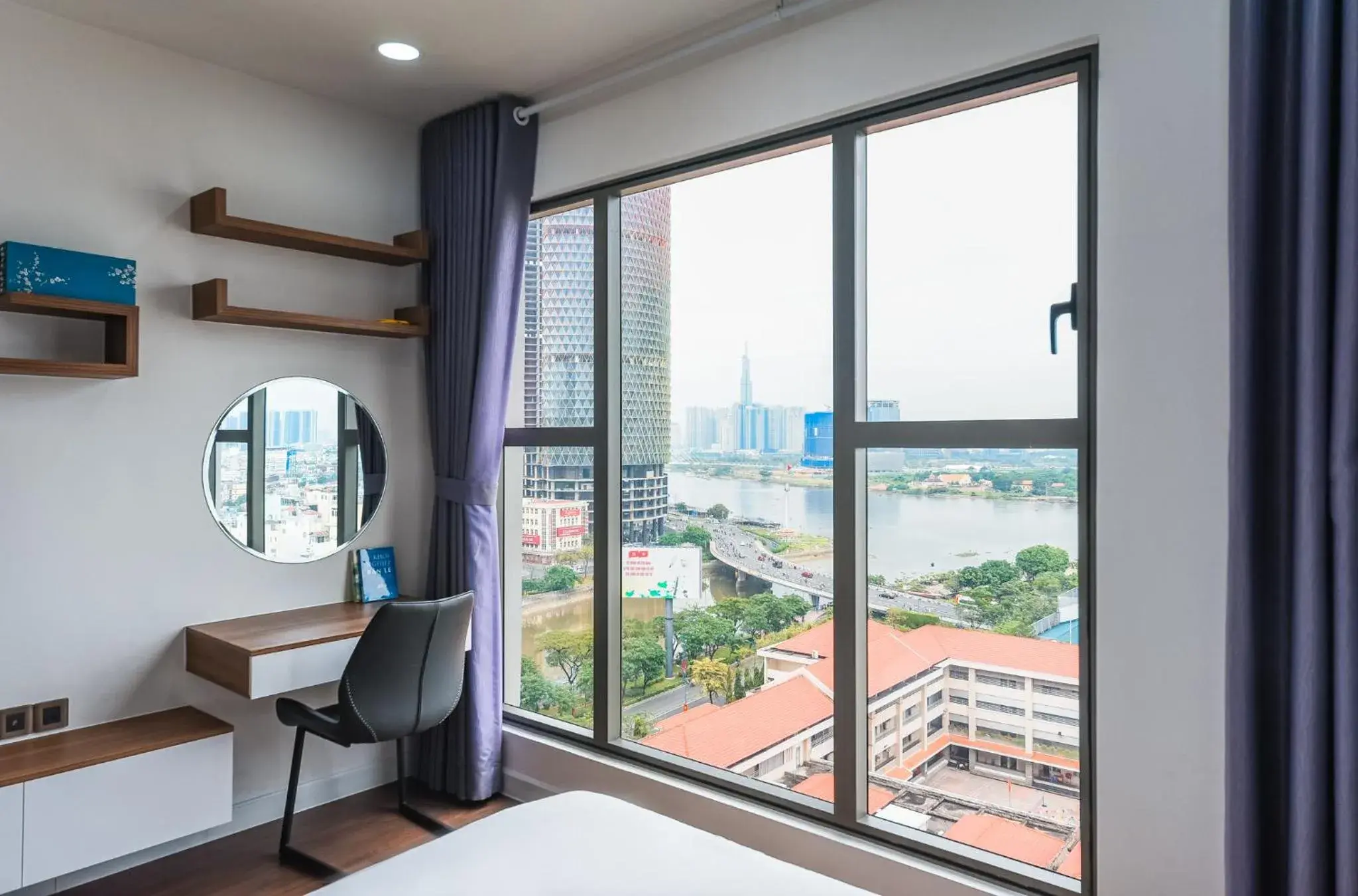 View (from property/room), Bed in S Lux Apartment View (from property/room), Bed in S Lux Apartment