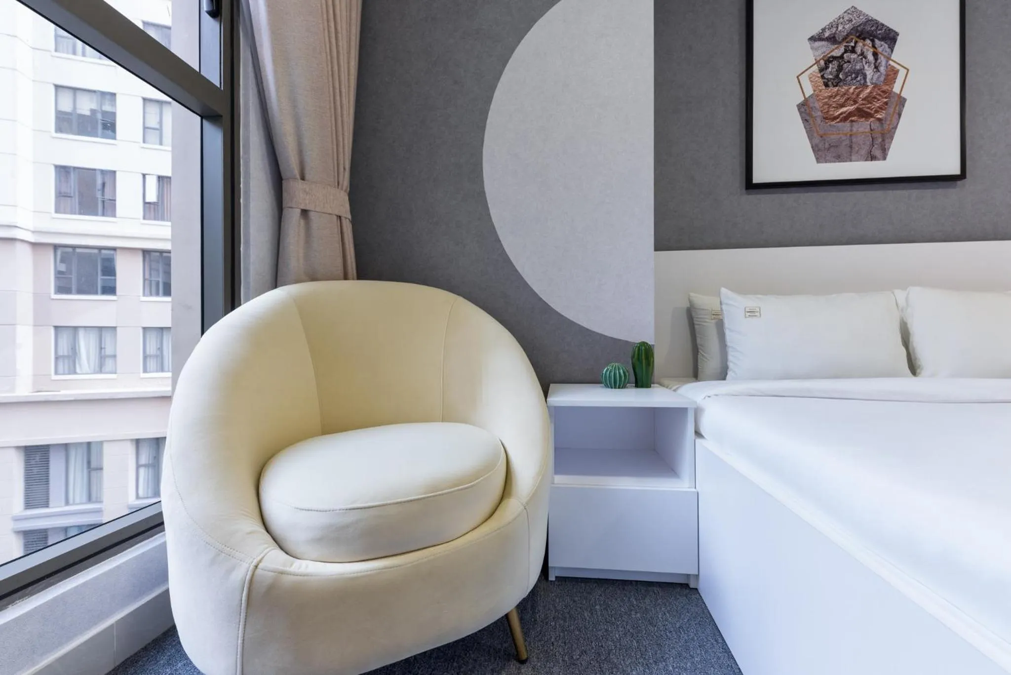 hair dresser, Bed in S Lux Apartment