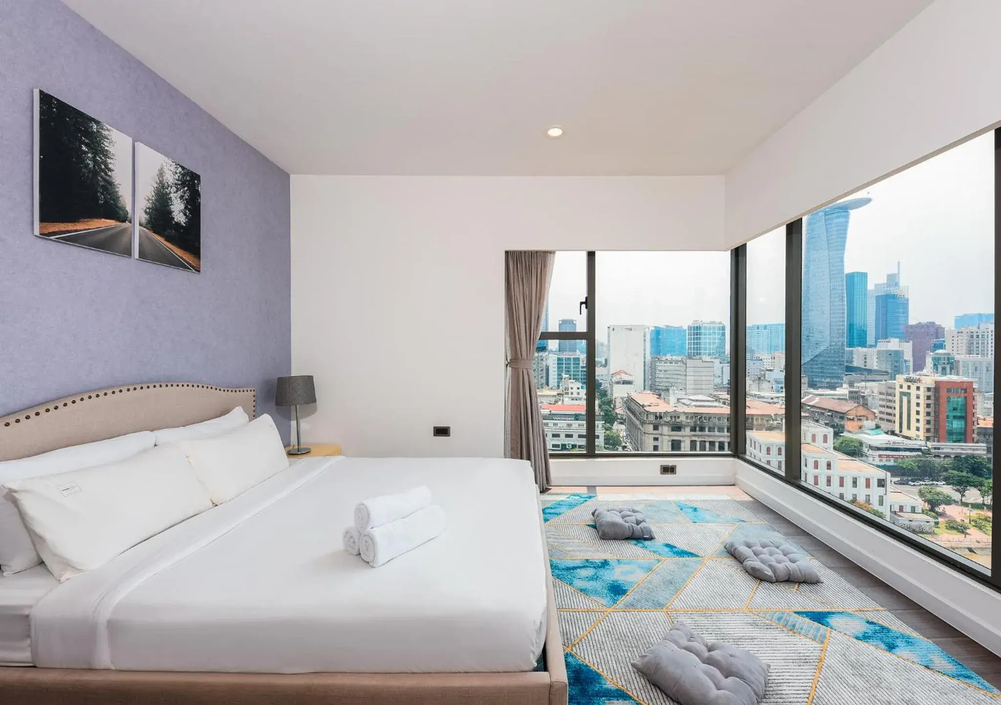 View (from property/room), Bed in S Lux Apartment View (from property/room), Bed in S Lux Apartment