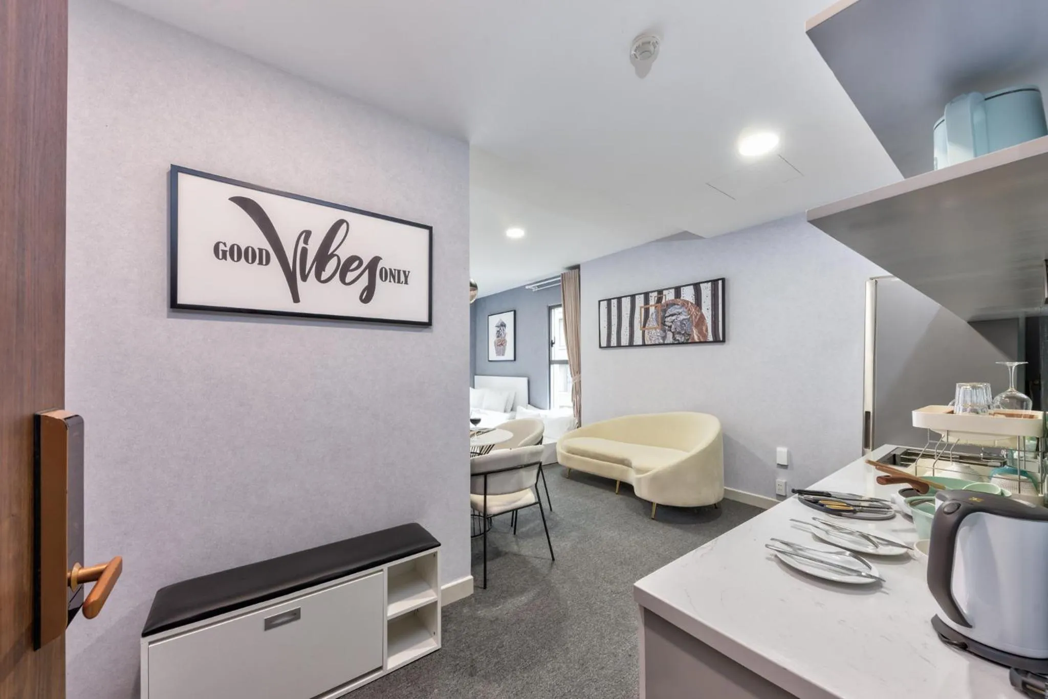 Kitchen or kitchenette in S Lux Apartment