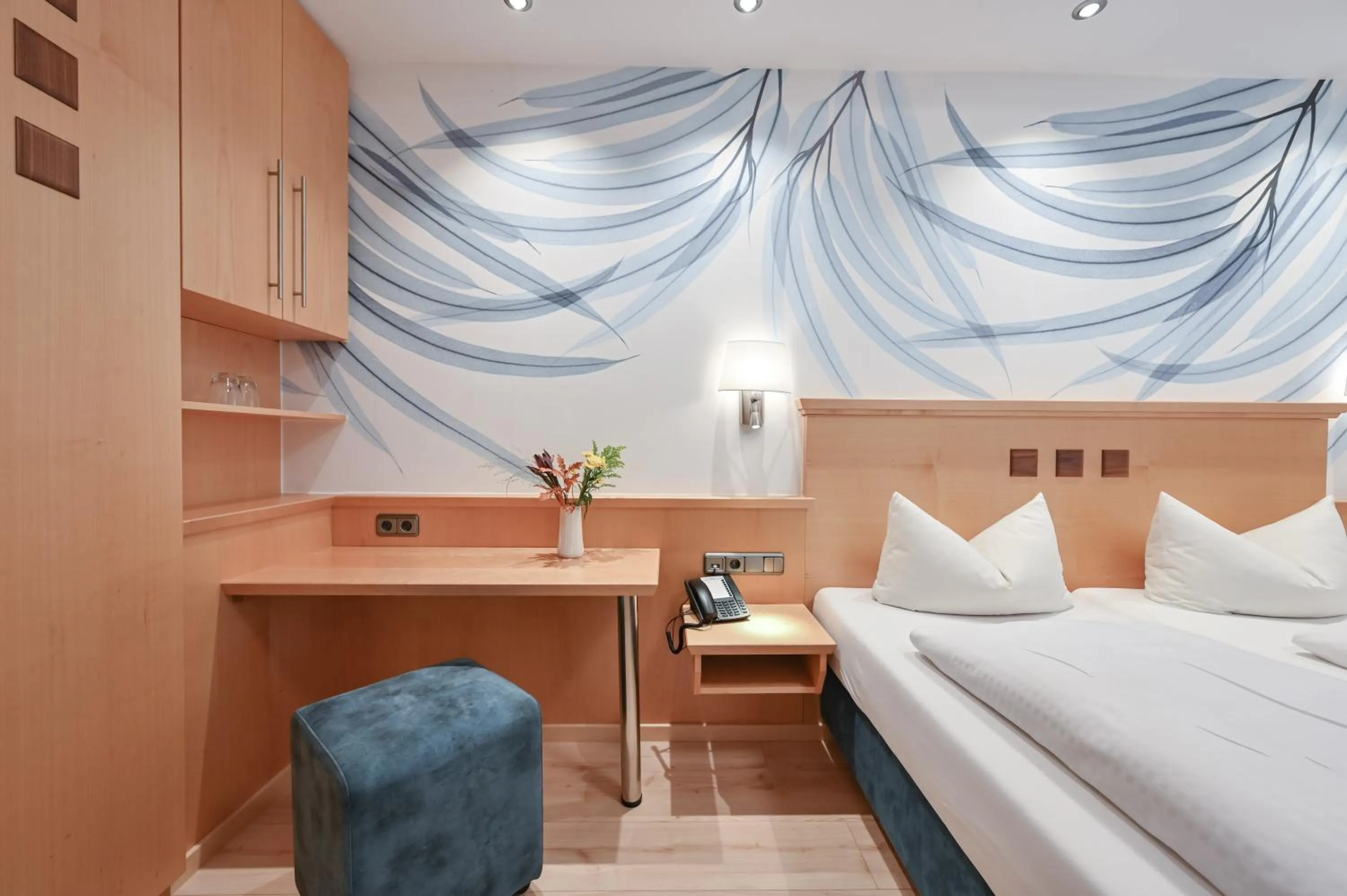 Bed in Hotel Wiedemann