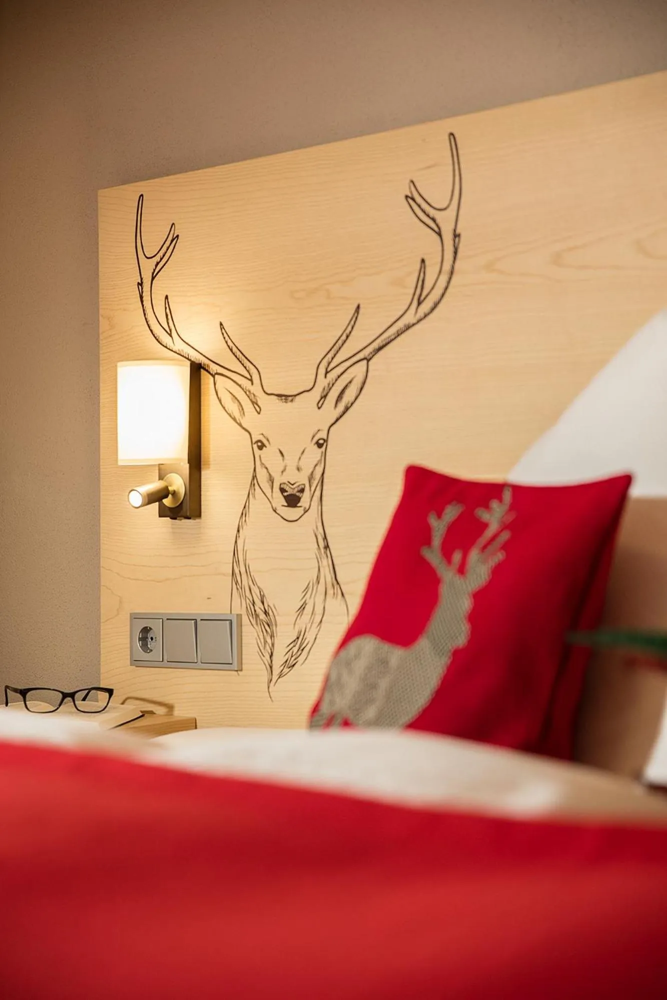 Bed in Hotel Wiedemann