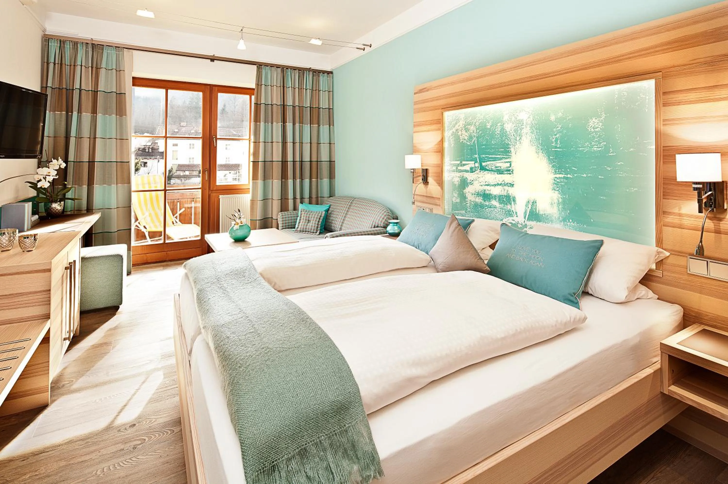 Bed in Hotel Wiedemann