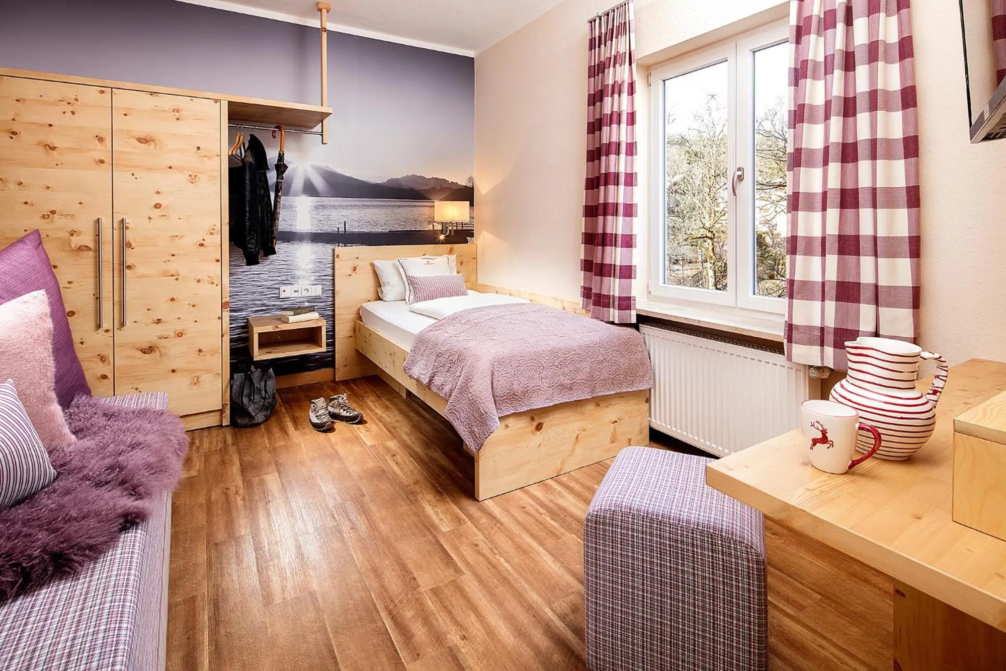 Bed in Hotel Wiedemann