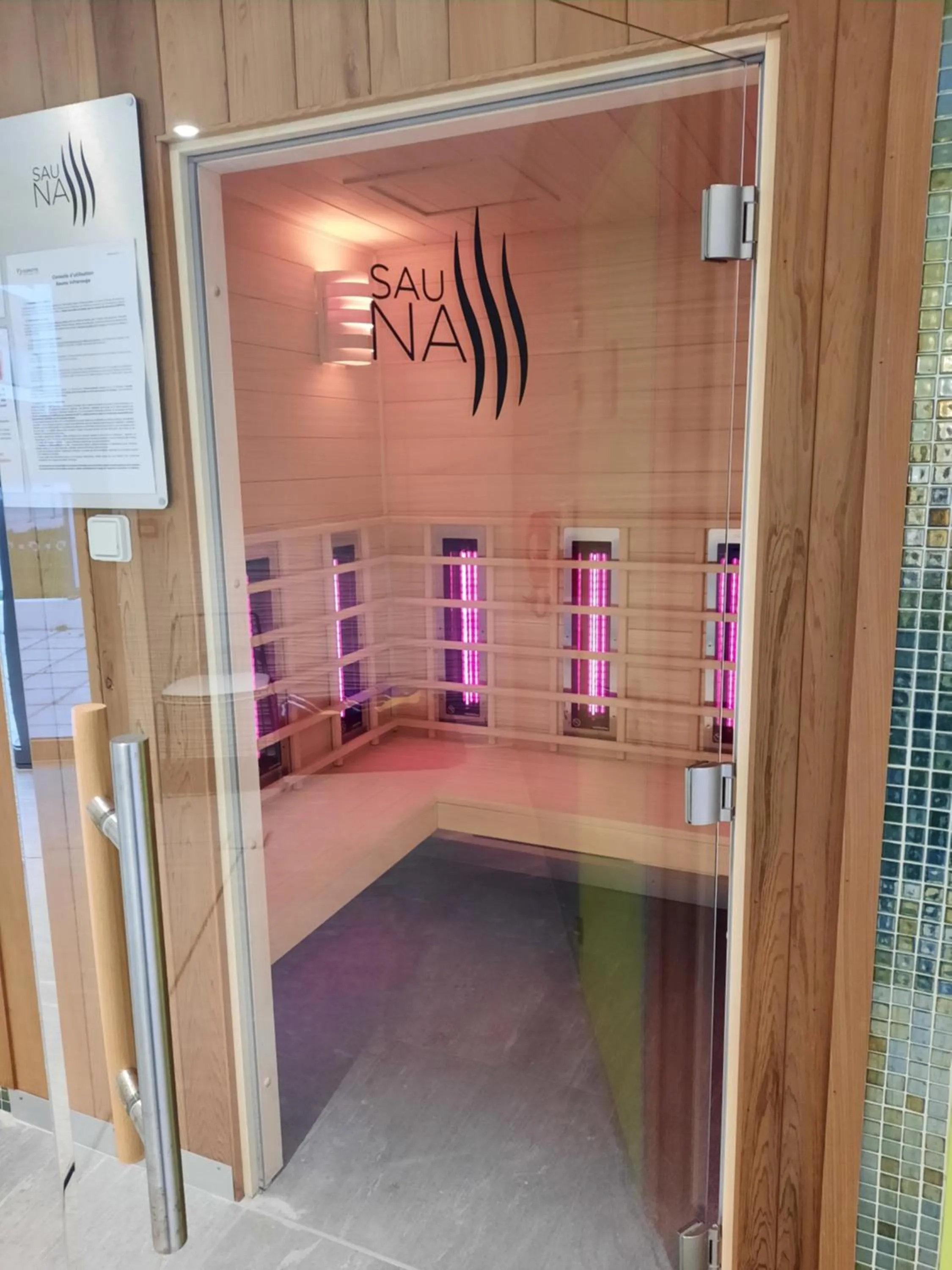 Sauna in DOMITYS - Le château de la Pilule