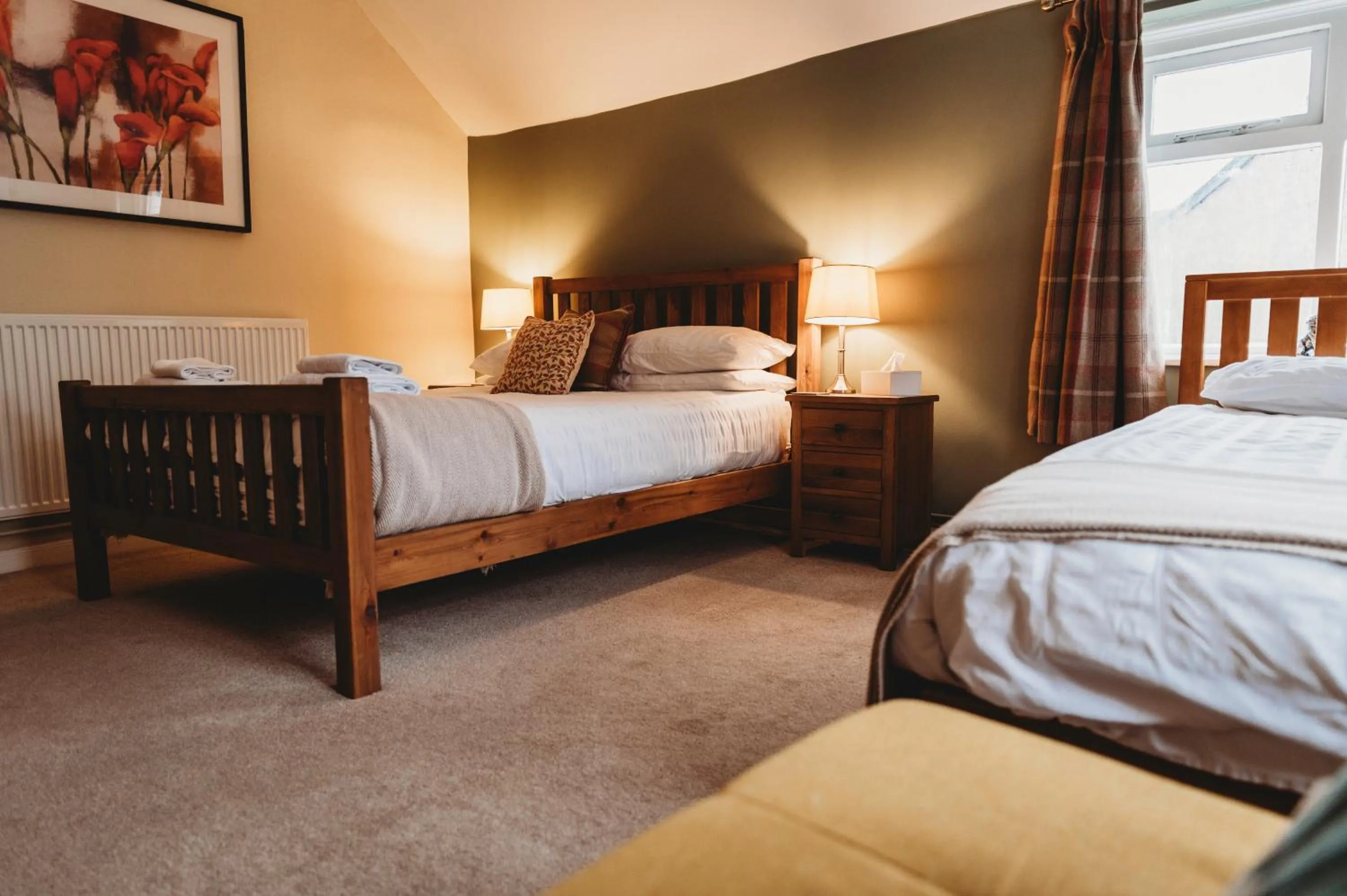 Bed in The White Lion Inn