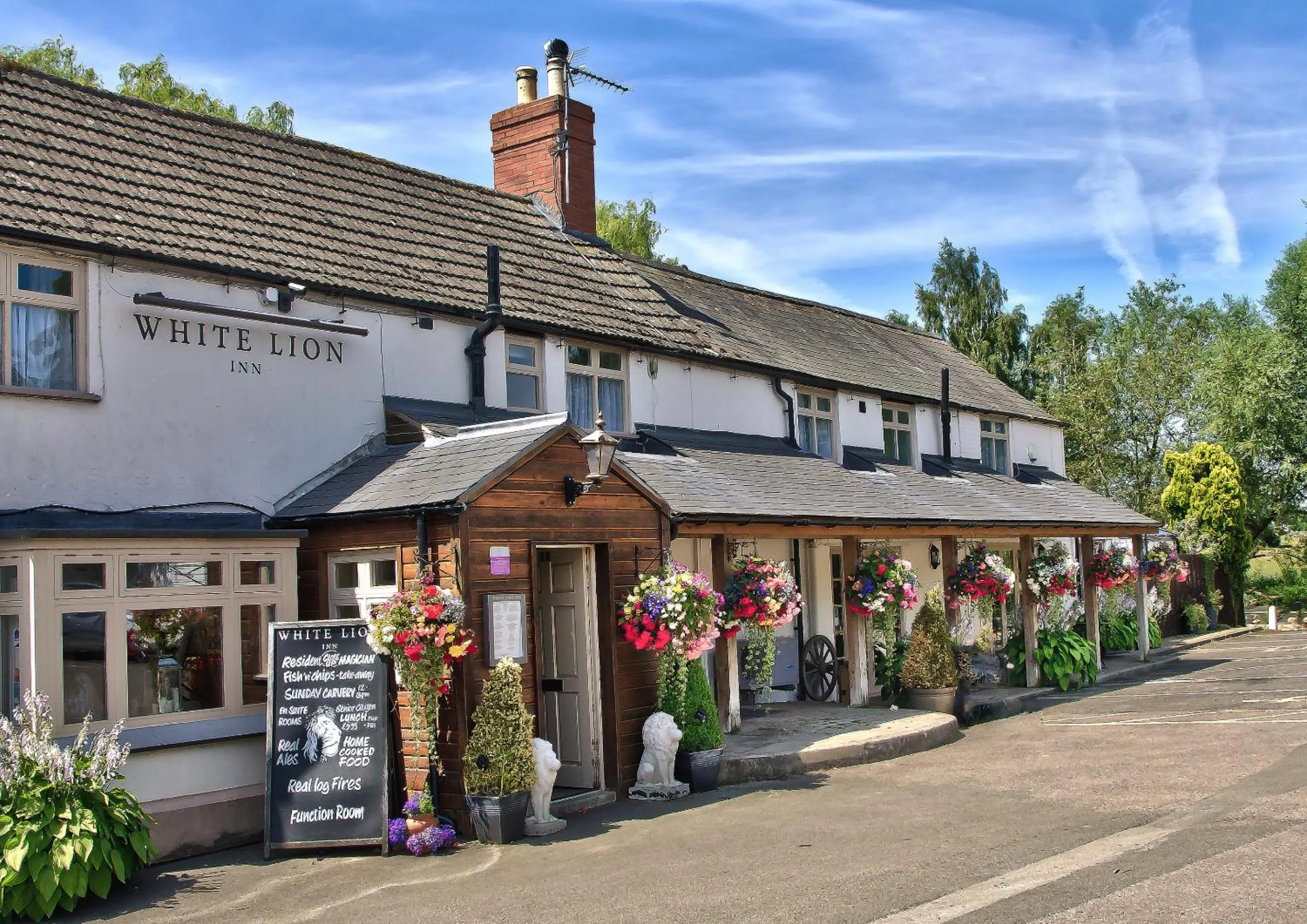 Property building in The White Lion Inn