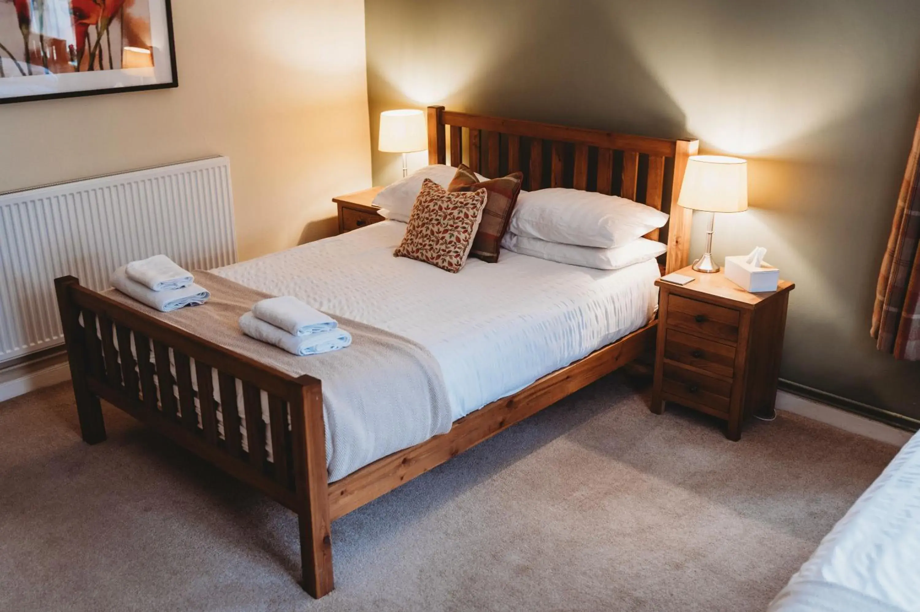 Bed in The White Lion Inn Bed in The White Lion Inn