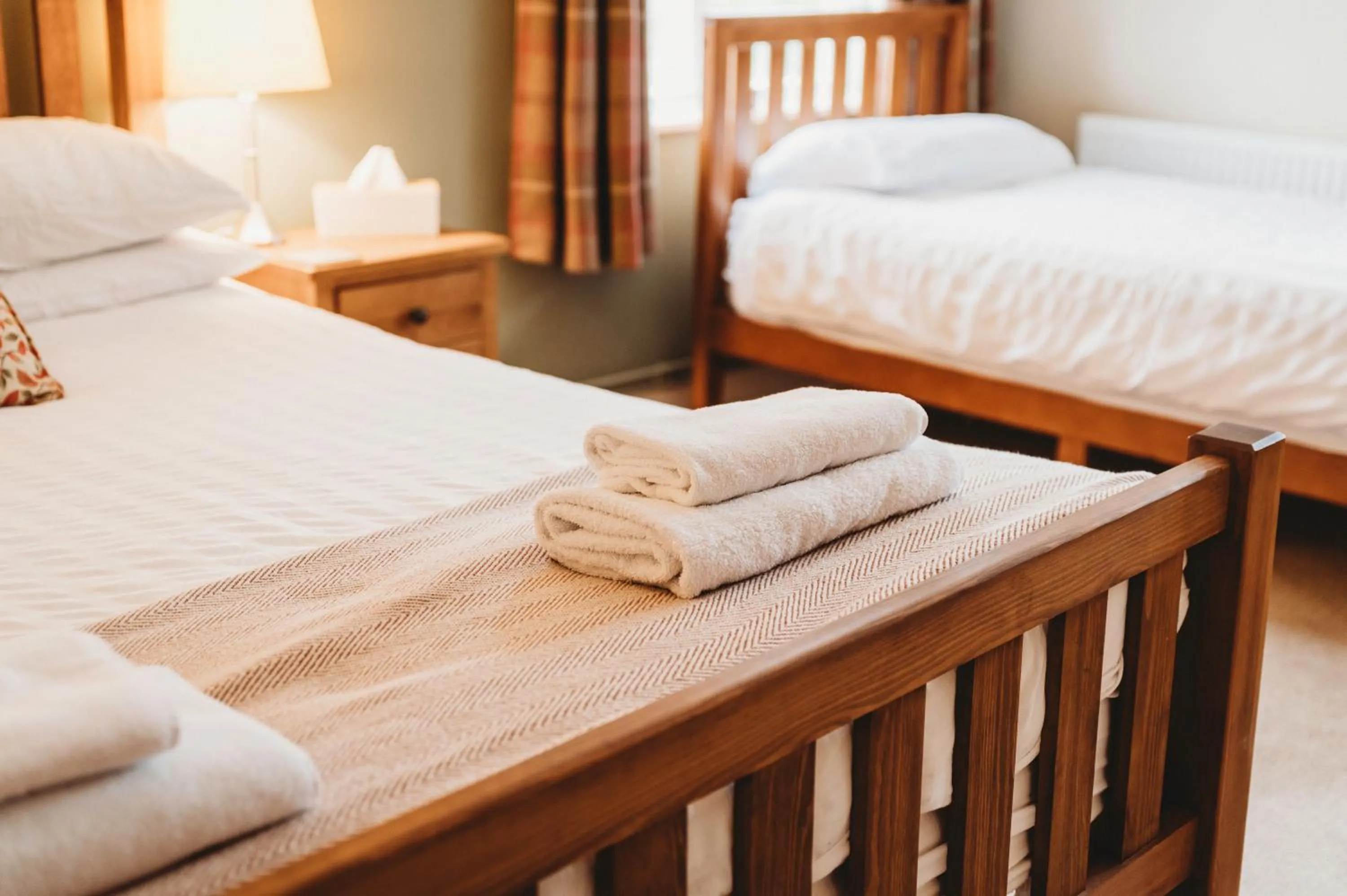 Bed in The White Lion Inn
