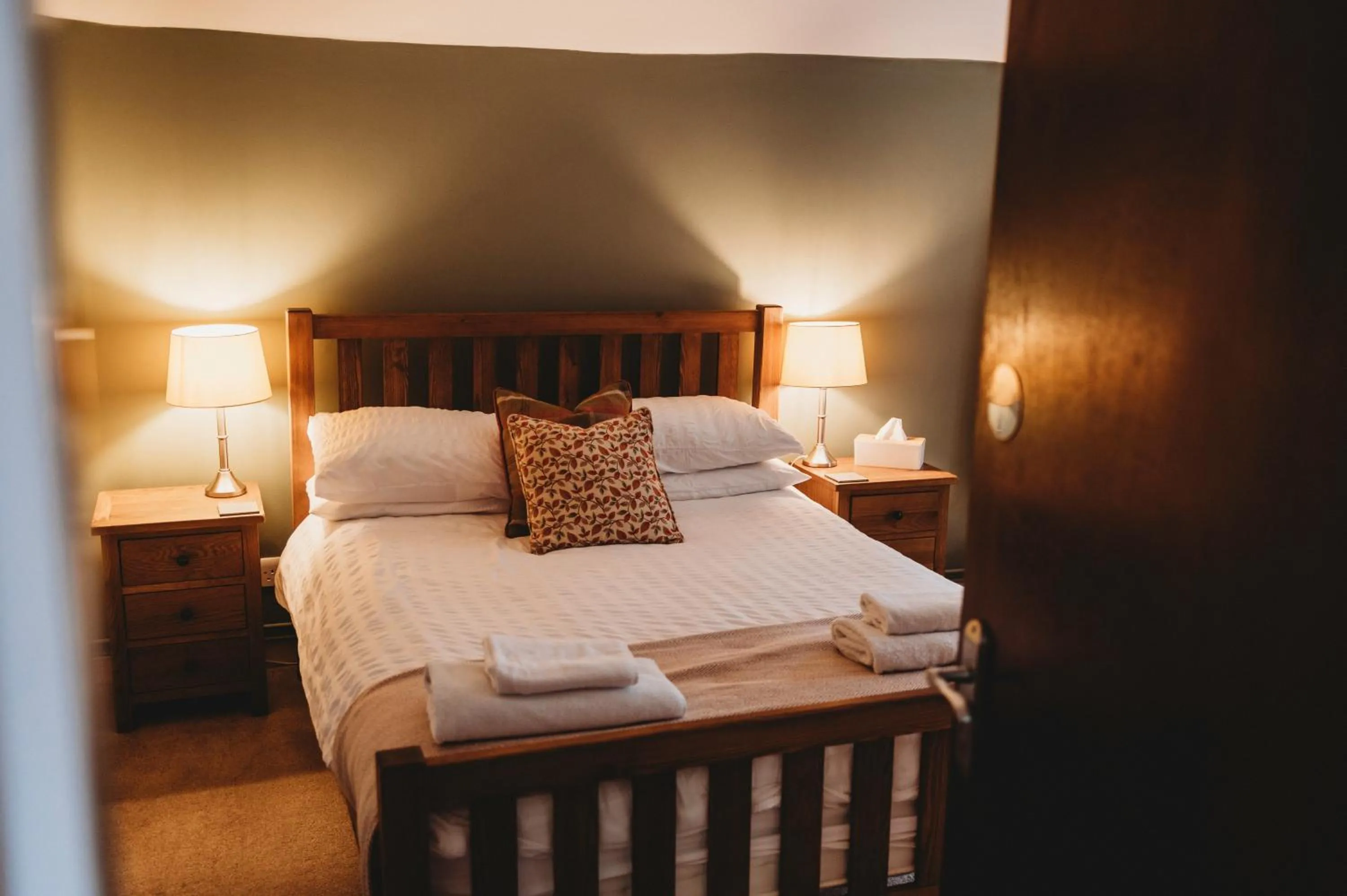 Bed in The White Lion Inn