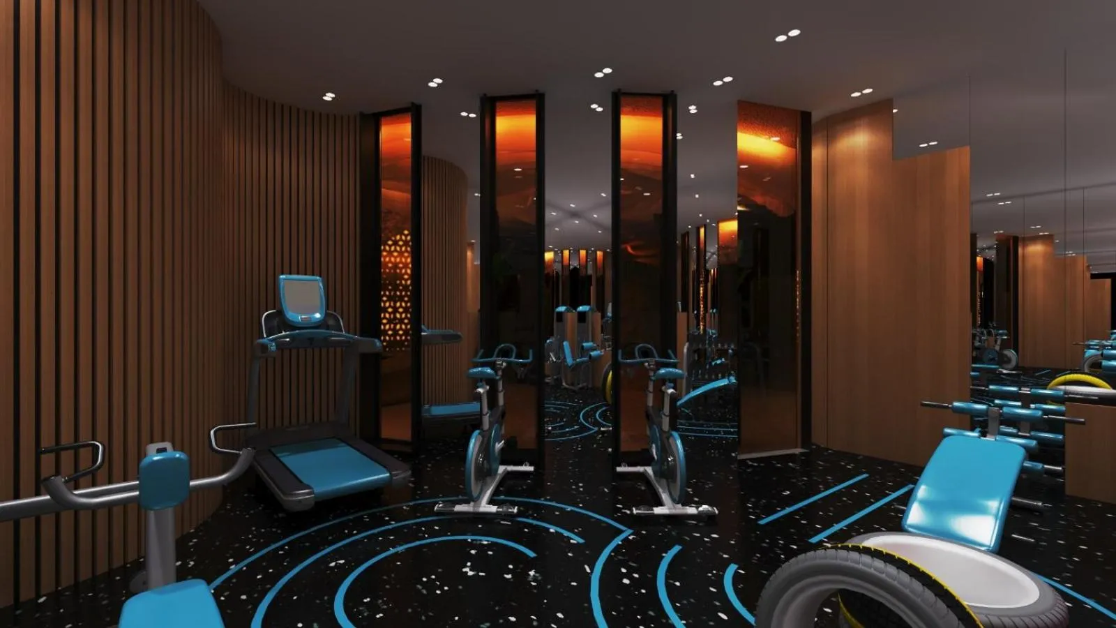 Fitness centre/facilities in Royal G Max
