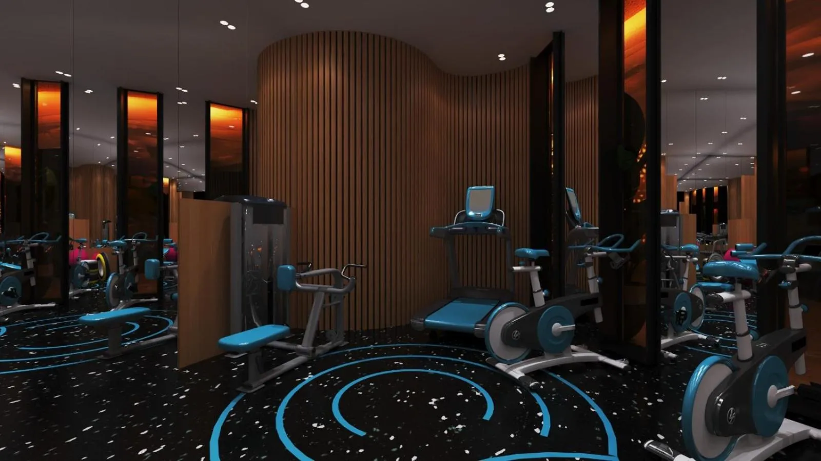 Fitness centre/facilities in Royal G Max