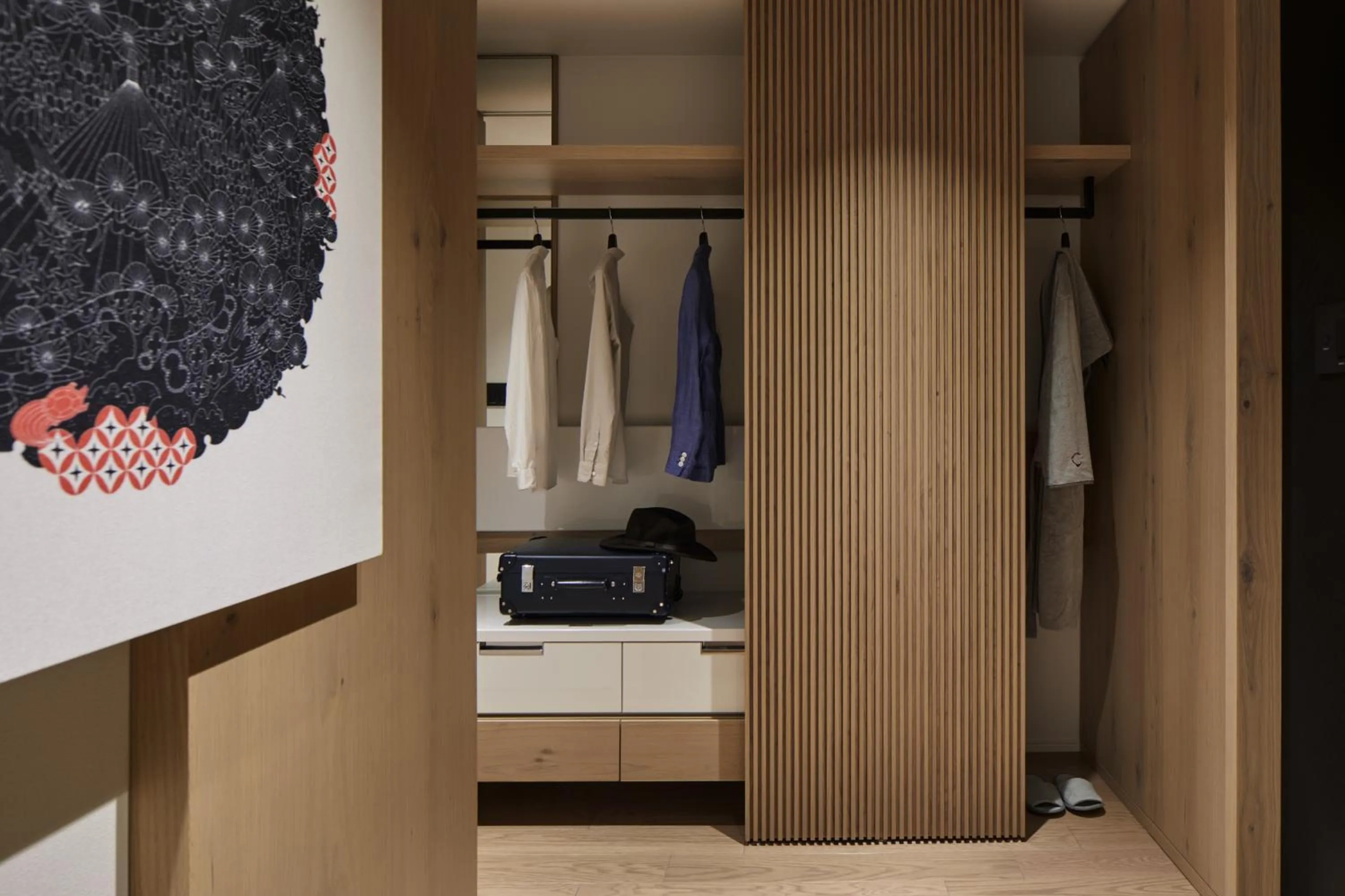 wardrobe in Hyatt Centric Kanazawa