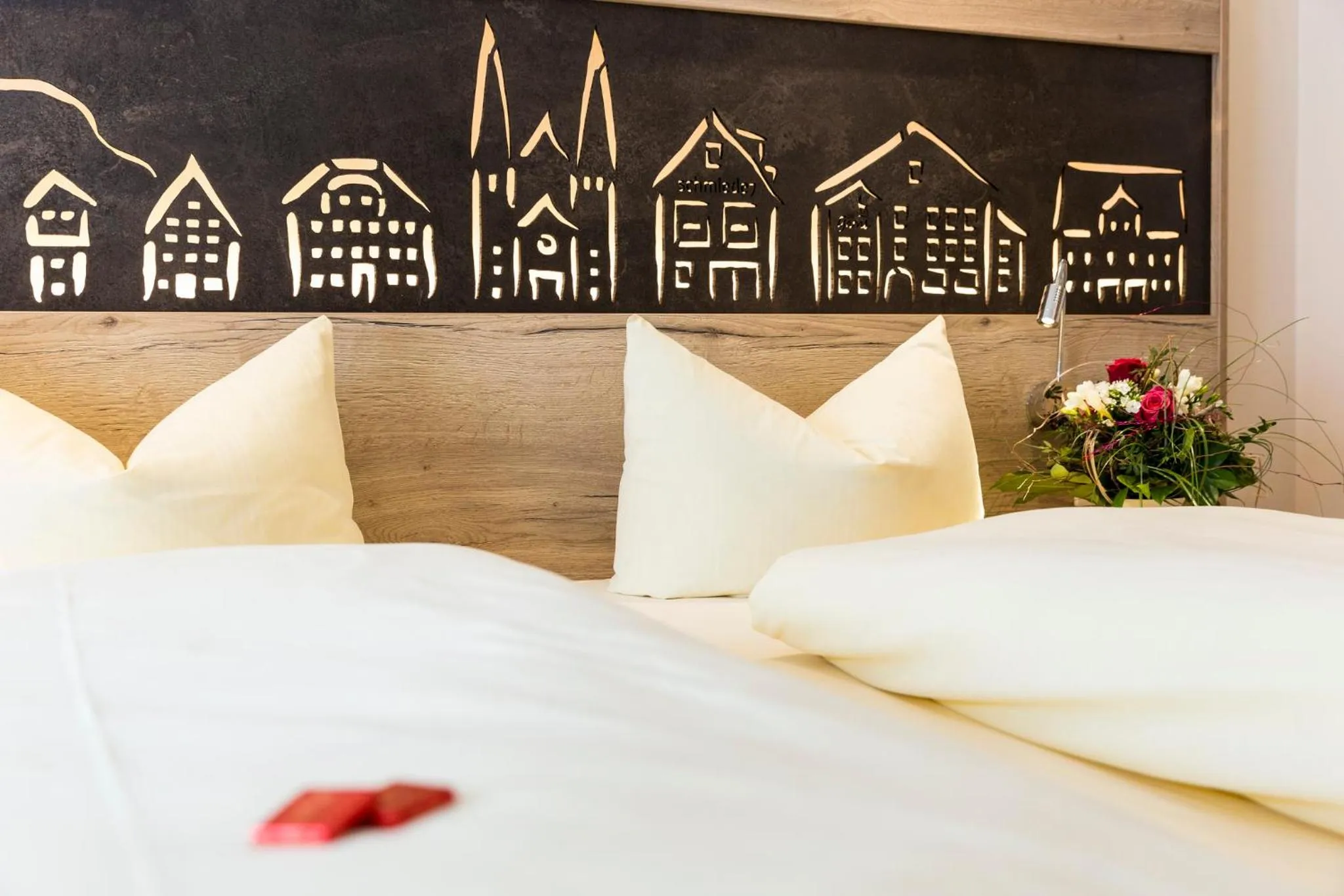 Bedroom, Bed in Hotel Die Gams