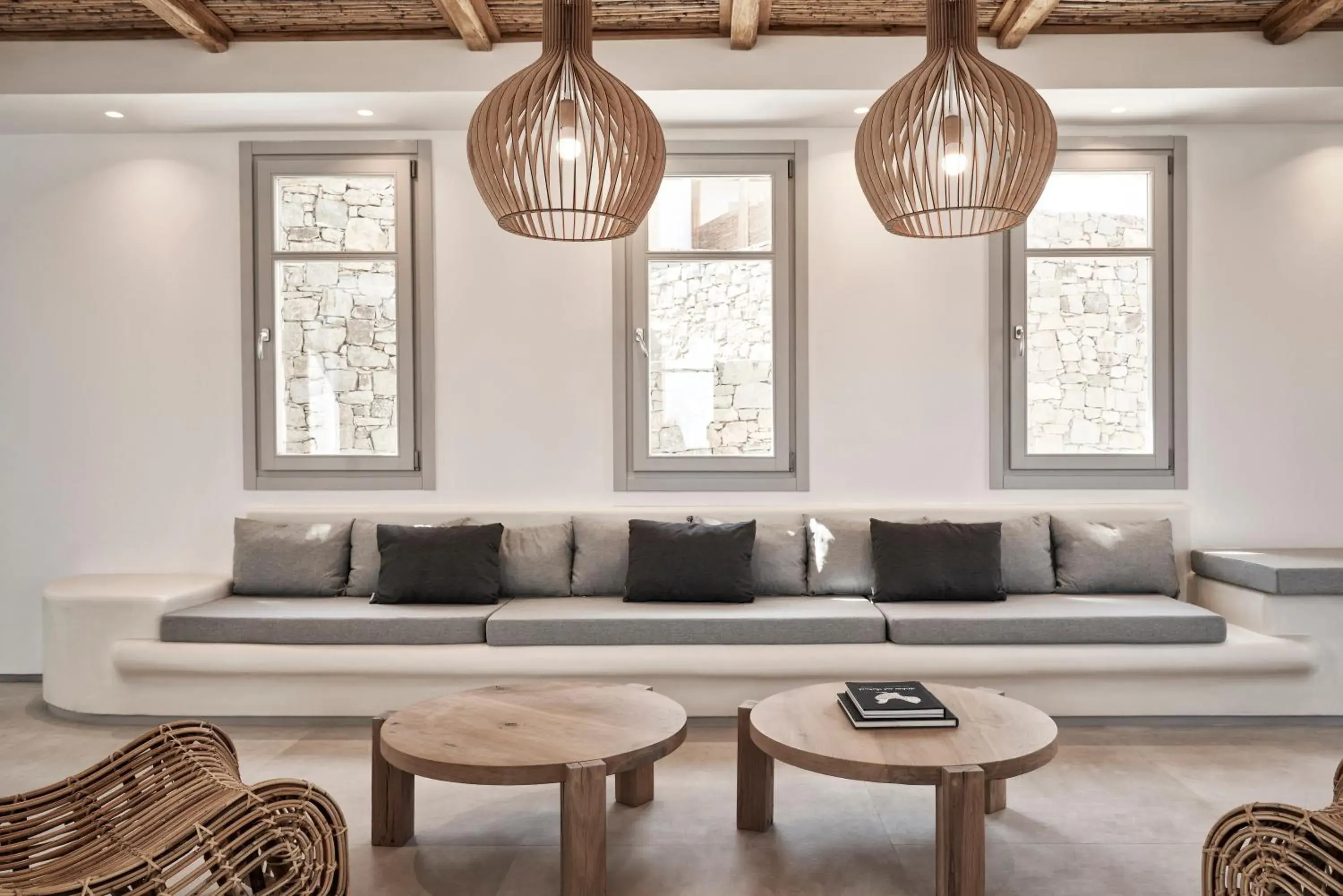 Lobby or reception in Radisson Blu Euphoria Resort, Mykonos Lobby or reception in Radisson Blu Euphoria Resort, Mykonos