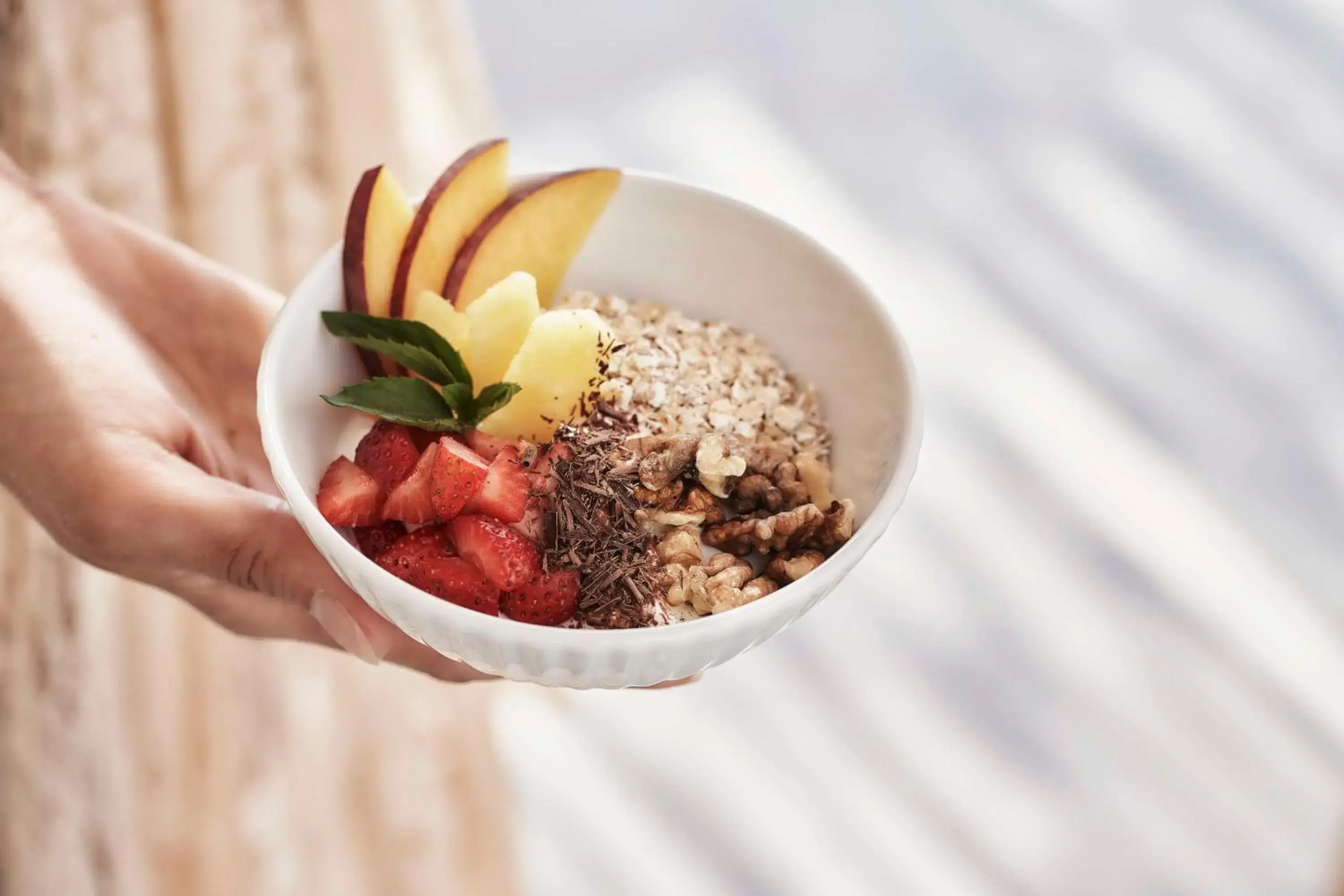 Breakfast in Radisson Blu Euphoria Resort, Mykonos Breakfast in Radisson Blu Euphoria Resort, Mykonos