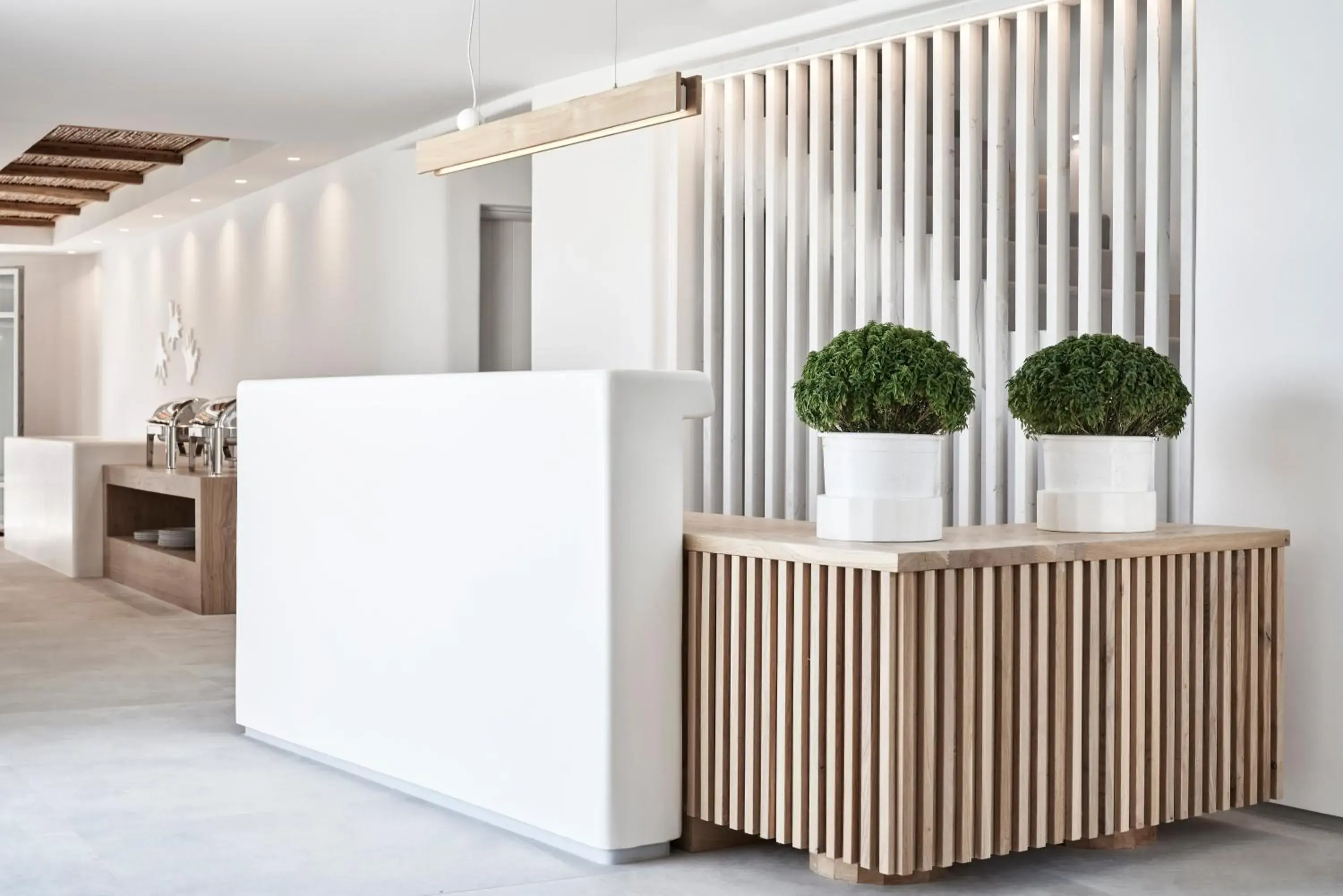 Lobby or reception in Radisson Blu Euphoria Resort, Mykonos Lobby or reception in Radisson Blu Euphoria Resort, Mykonos