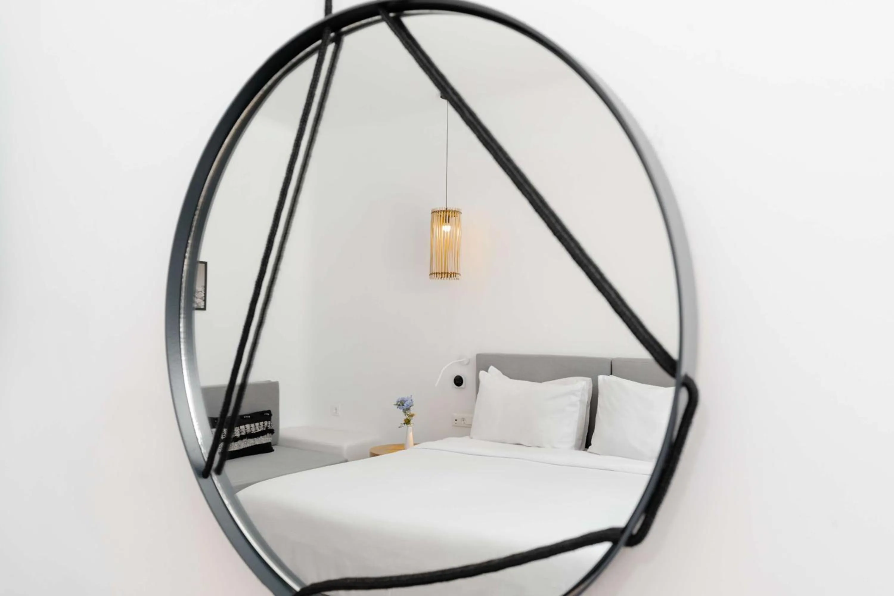 Photo of the whole room, Bed in Radisson Blu Euphoria Resort, Mykonos