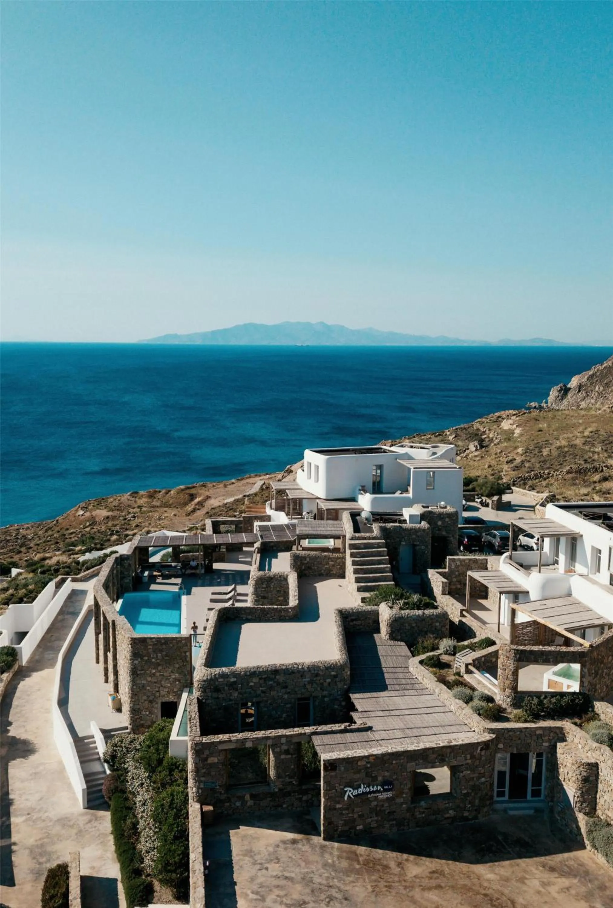 Property building in Radisson Blu Euphoria Resort, Mykonos