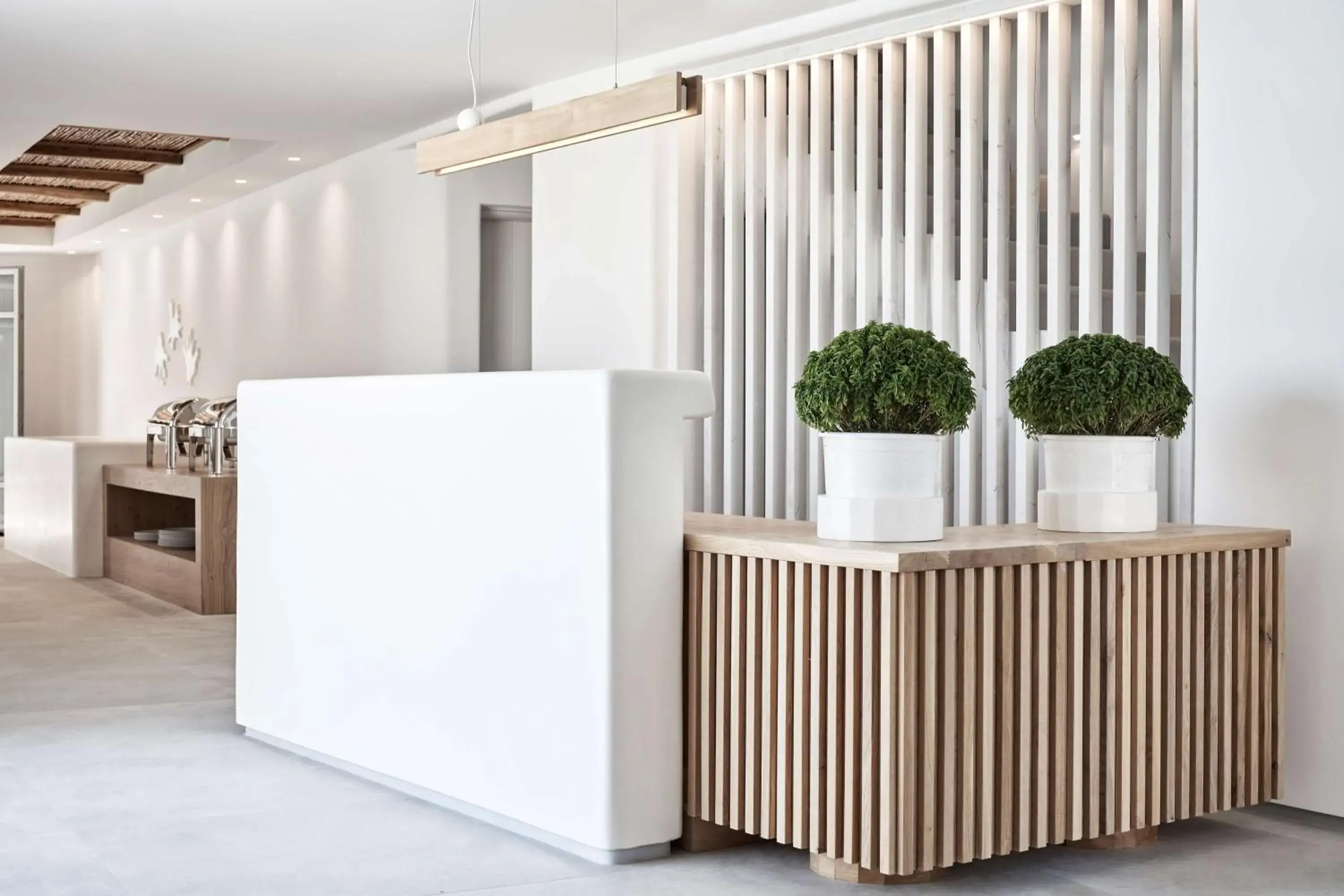 Lobby or reception in Radisson Blu Euphoria Resort, Mykonos Lobby or reception in Radisson Blu Euphoria Resort, Mykonos