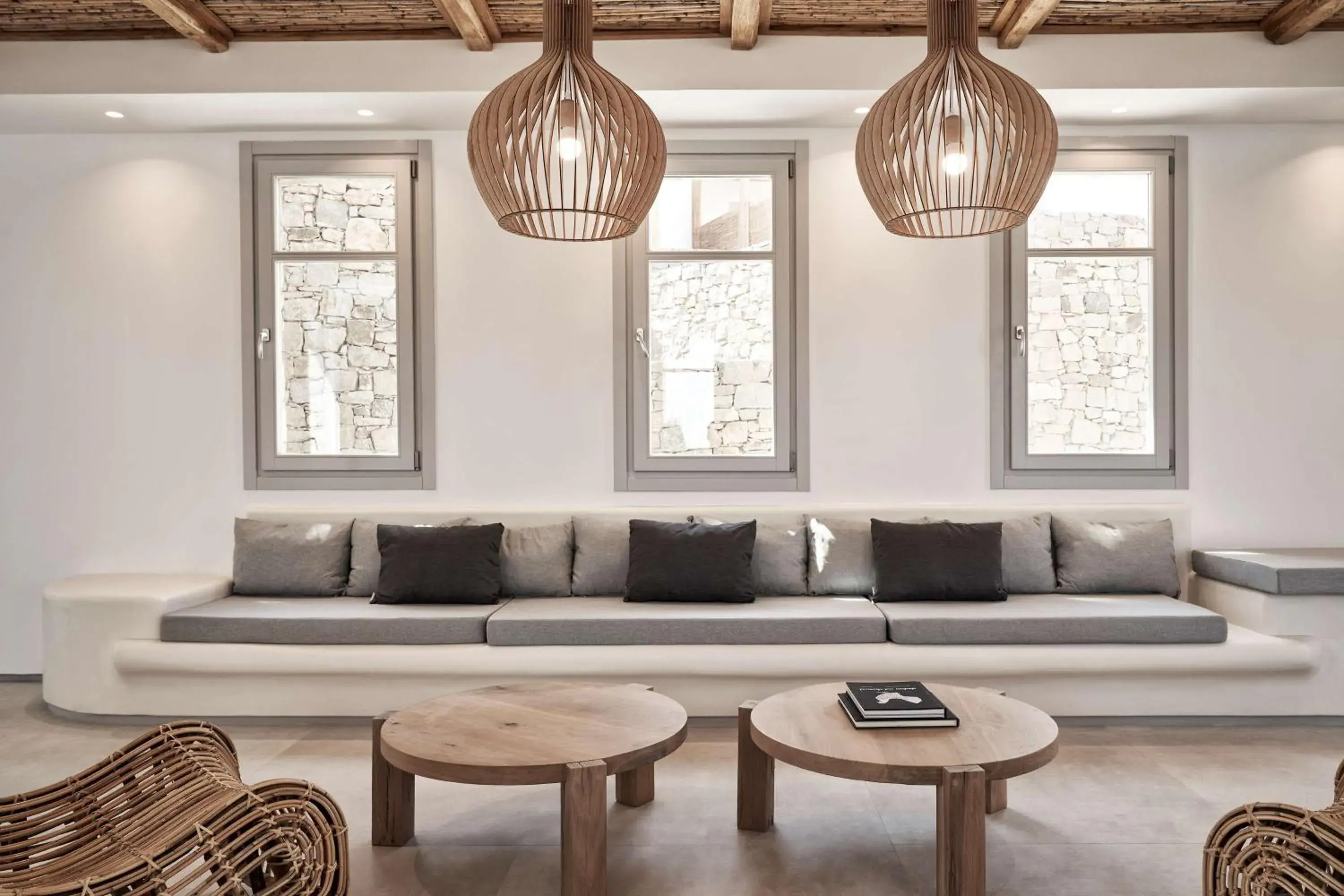 Lobby or reception in Radisson Blu Euphoria Resort, Mykonos Lobby or reception in Radisson Blu Euphoria Resort, Mykonos