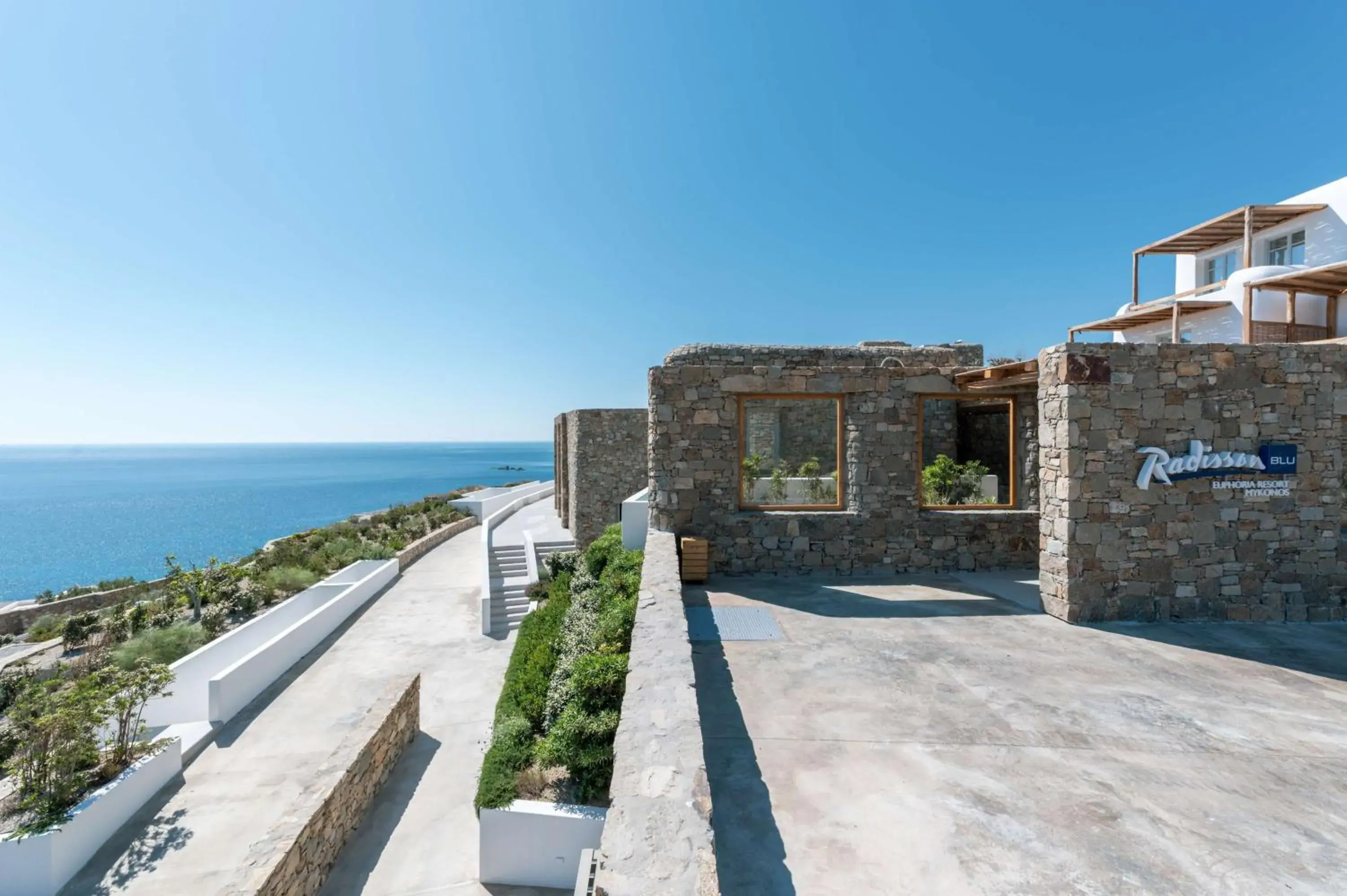 Property building in Radisson Blu Euphoria Resort, Mykonos Property building in Radisson Blu Euphoria Resort, Mykonos