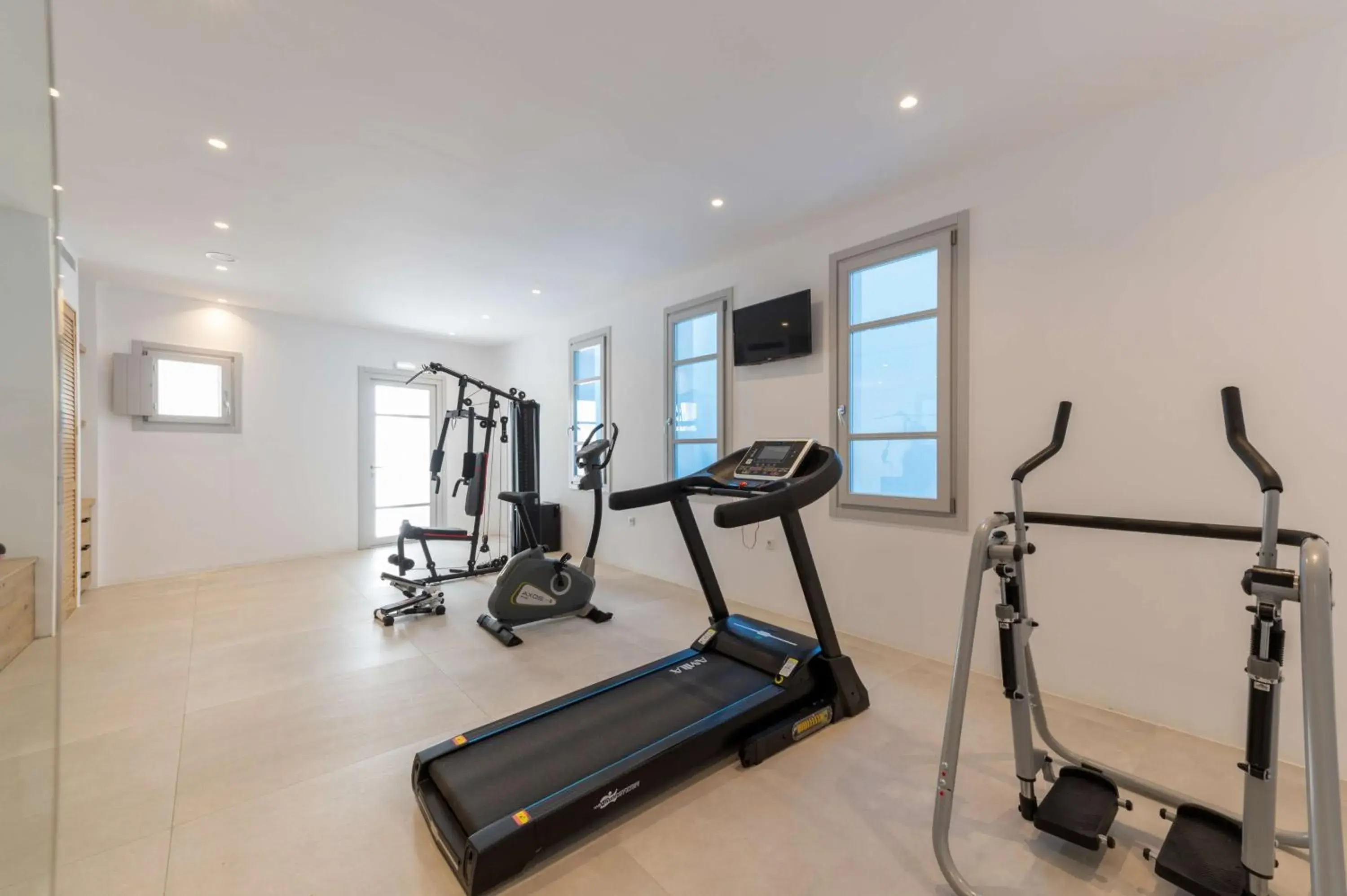 Fitness centre/facilities in Radisson Blu Euphoria Resort, Mykonos Fitness centre/facilities in Radisson Blu Euphoria Resort, Mykonos
