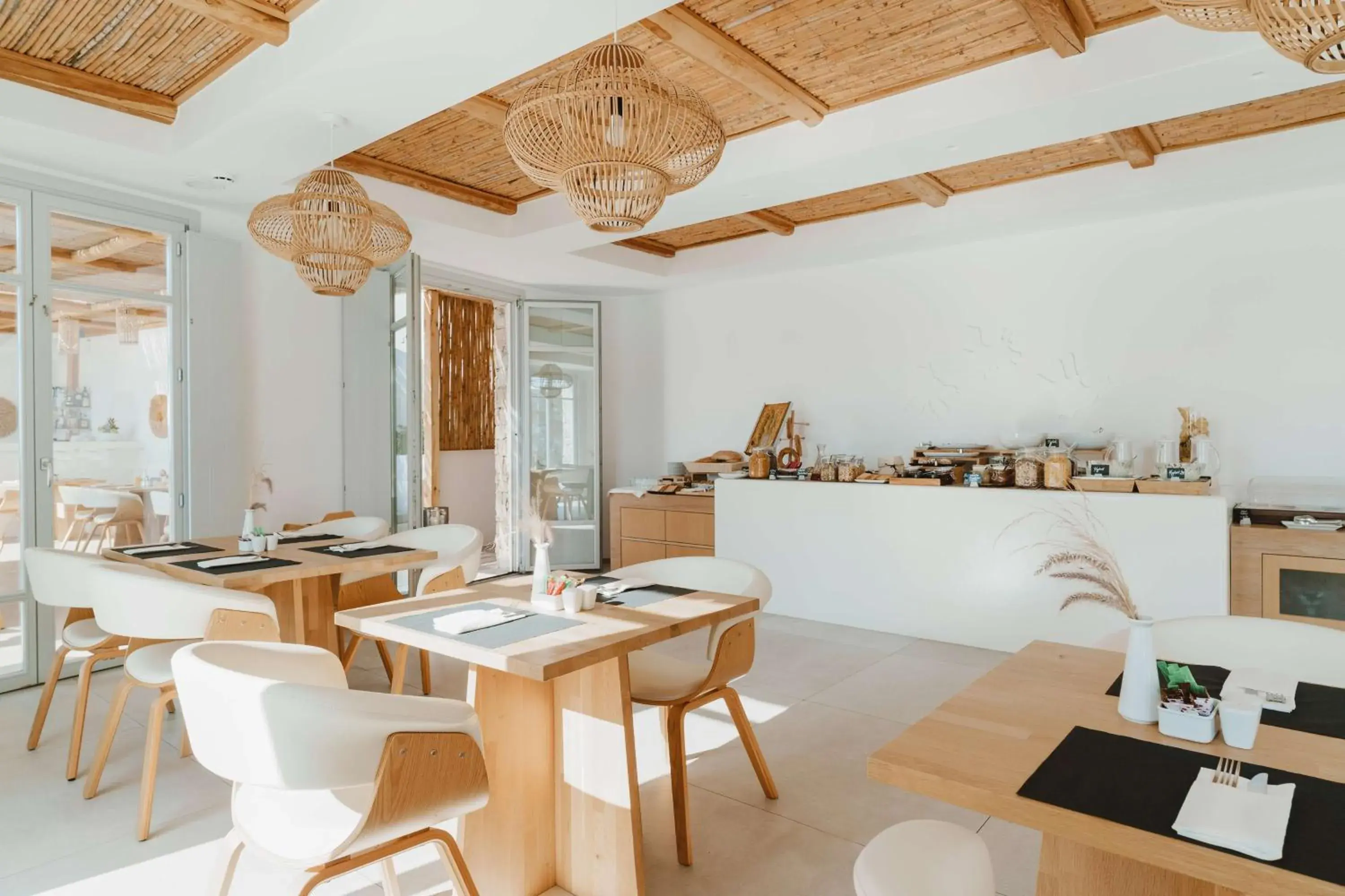 Breakfast in Radisson Blu Euphoria Resort, Mykonos Breakfast in Radisson Blu Euphoria Resort, Mykonos