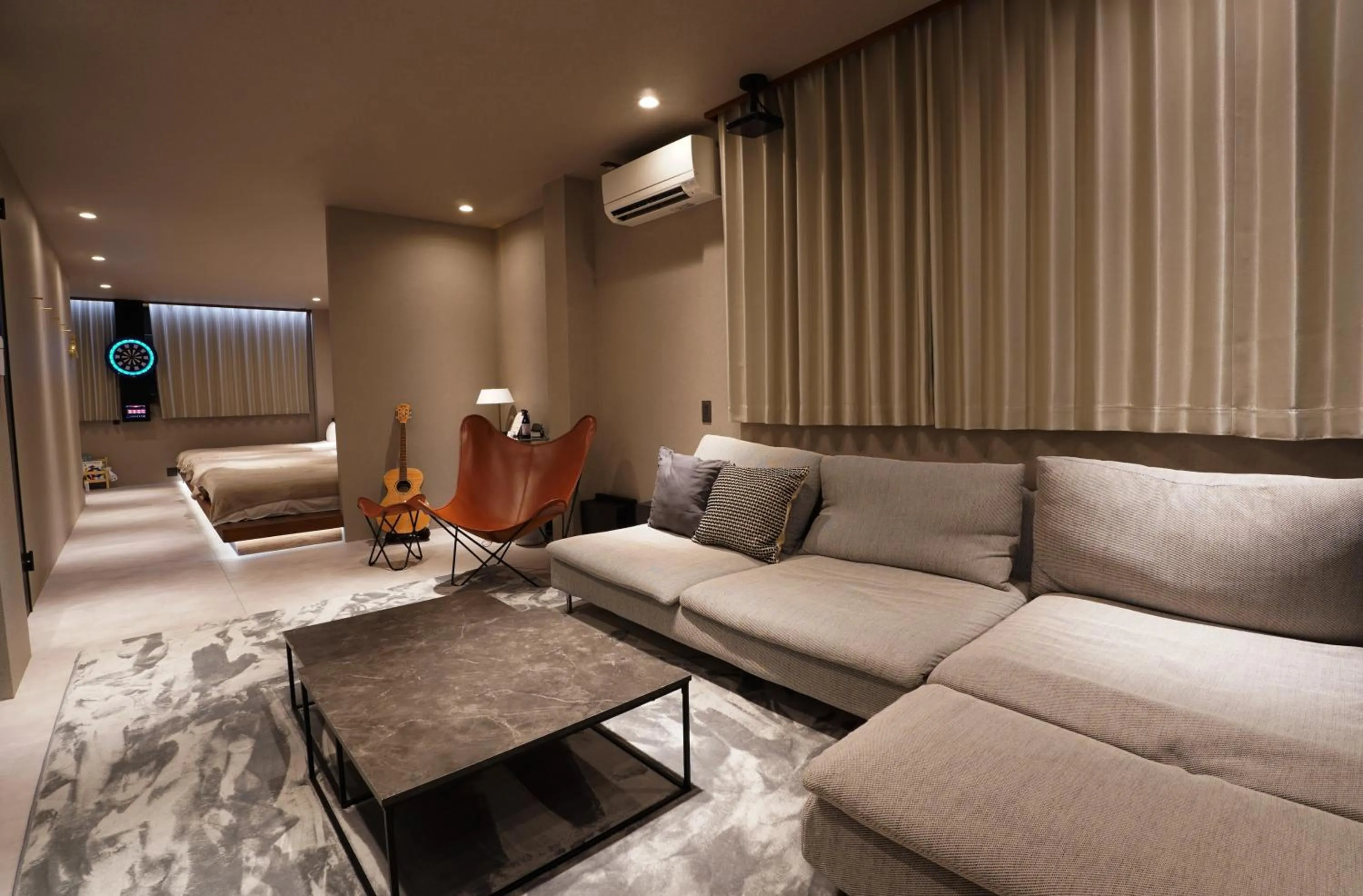 Living room in TABISAI HOTEL Luxe 博多