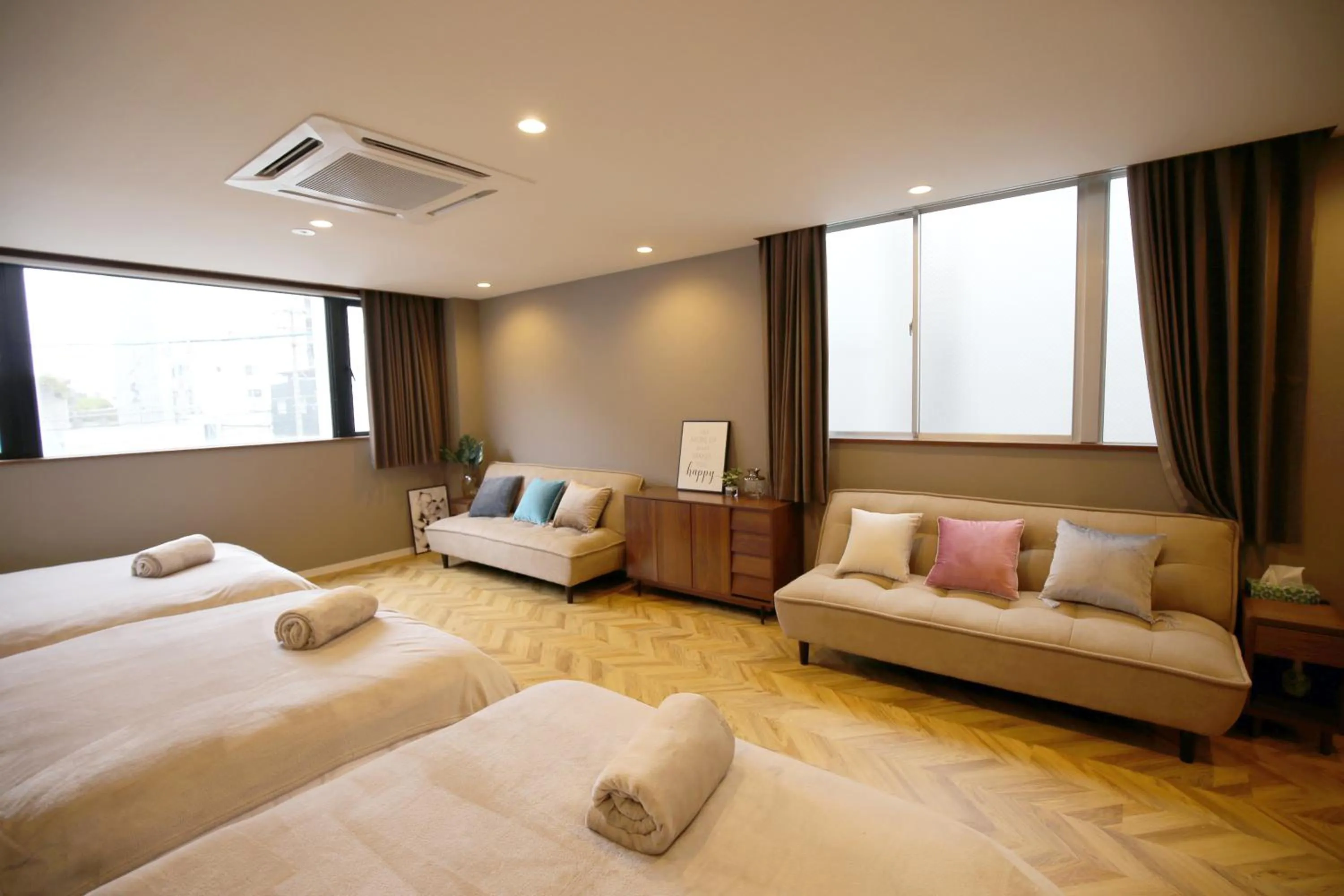 Photo of the whole room, Bed in TABISAI HOTEL Luxe 博多