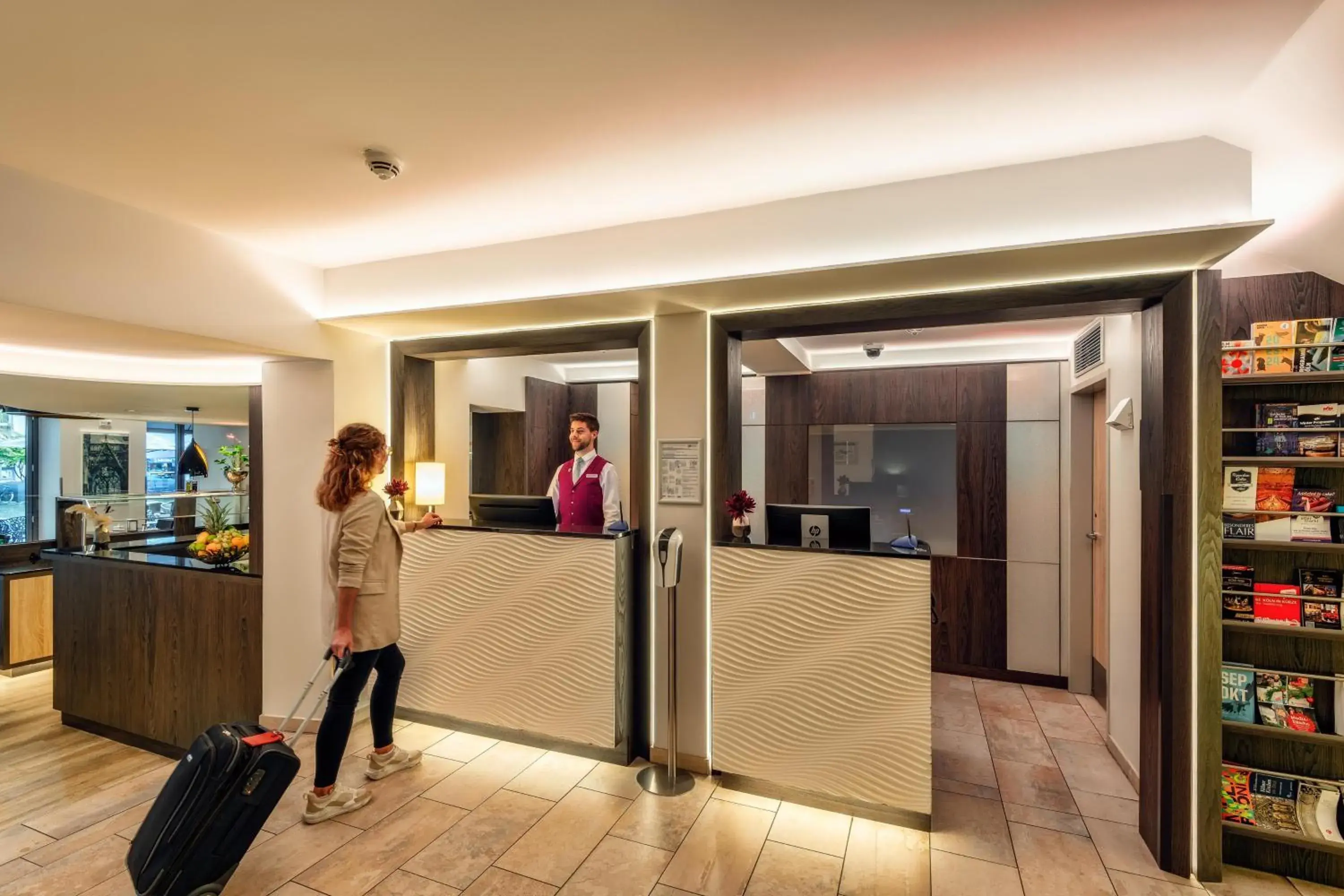 Lobby or reception in CityClass Hotel Alter Markt Lobby or reception in CityClass Hotel Alter Markt