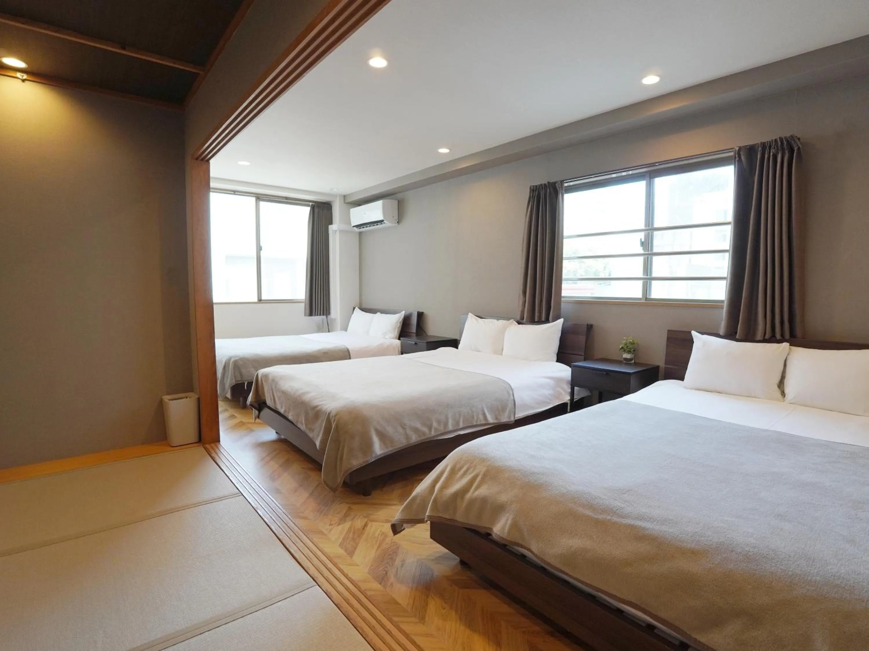 Bed in TABISAI HOTEL Premium 博多-中洲