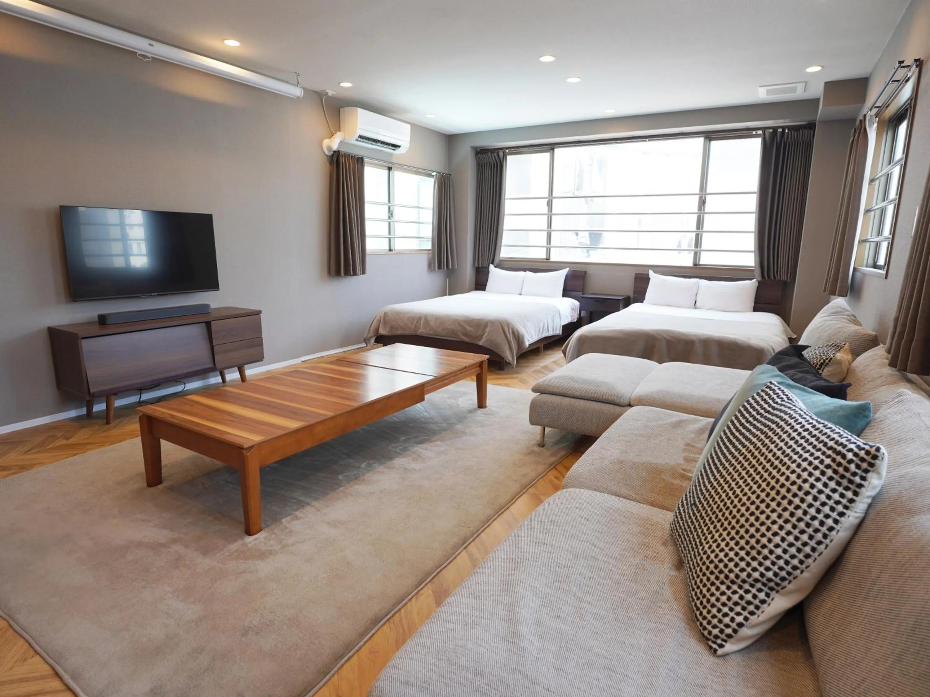 Bed in TABISAI HOTEL Premium 博多-中洲