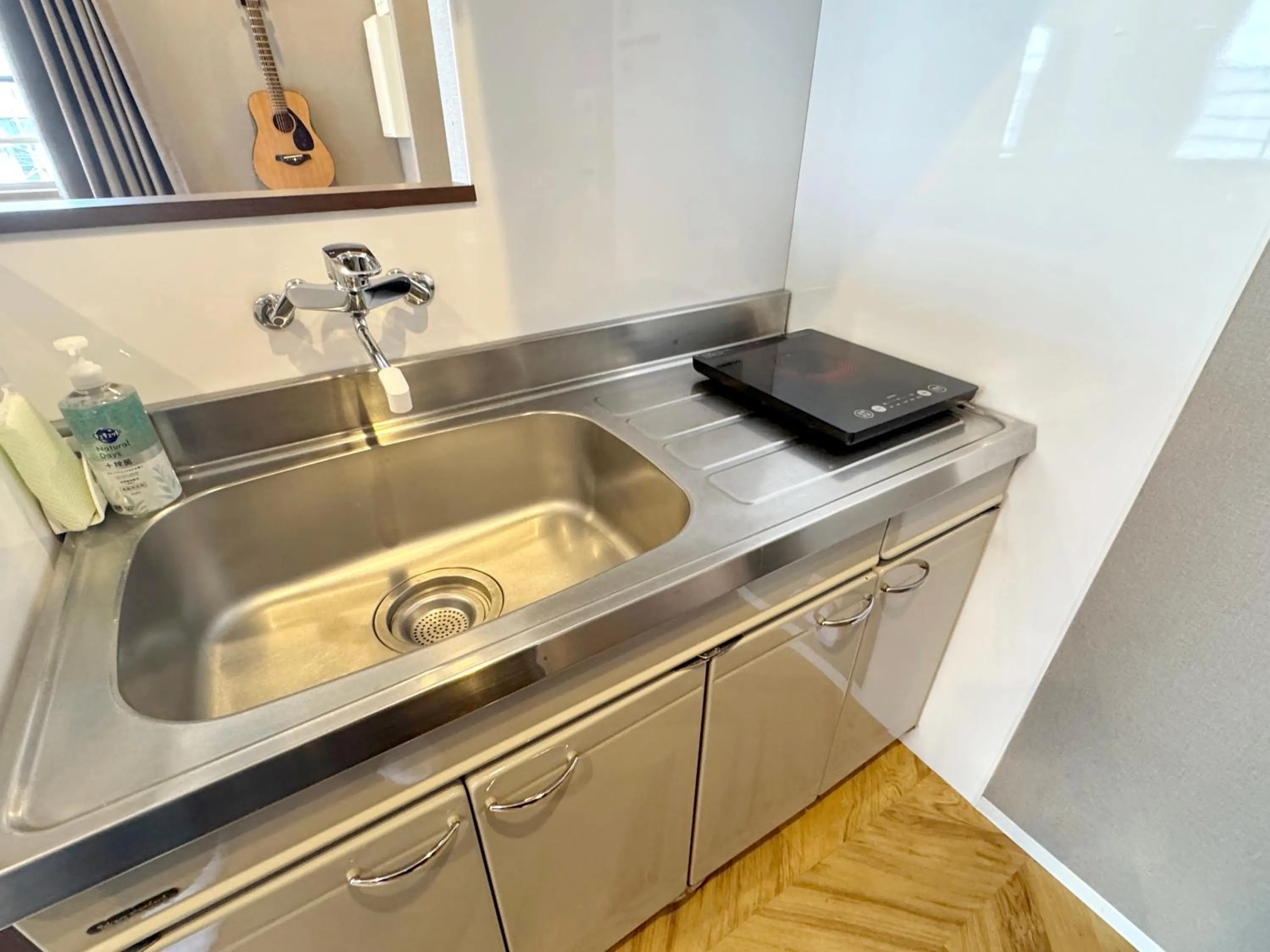 Kitchen or kitchenette in TABISAI HOTEL Premium 博多-中洲