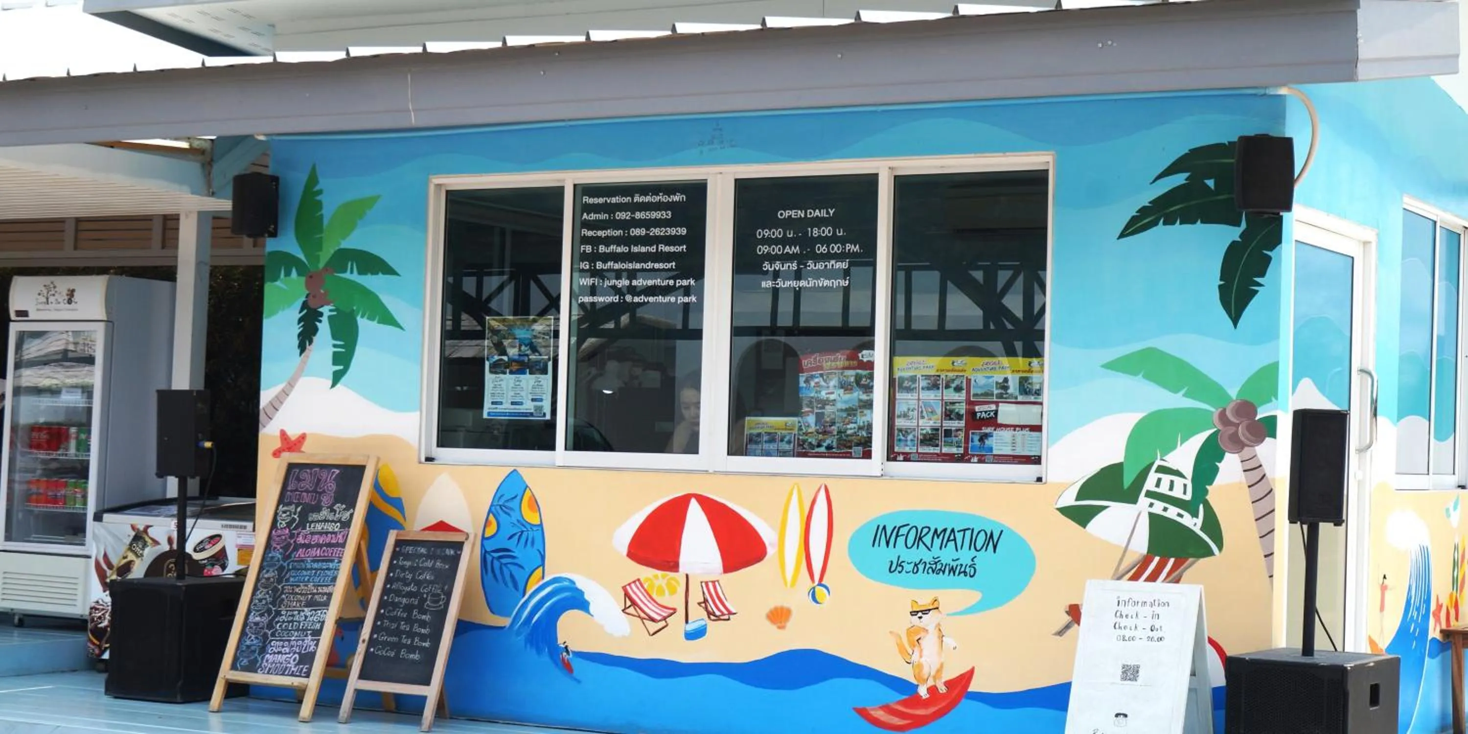 Lobby or reception in Tongna Cottage Natural Resort