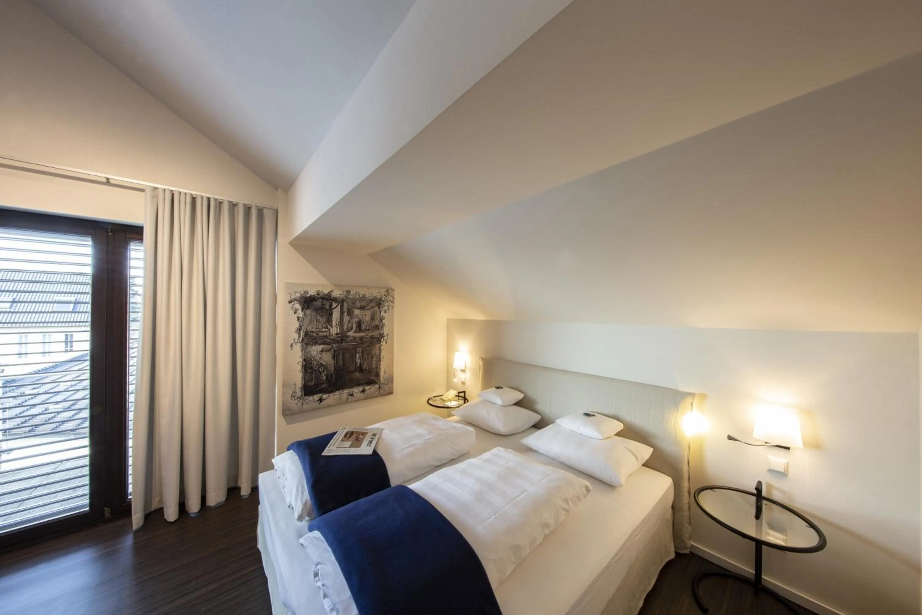 Photo of the whole room, Bed in Mintrops Land Hotel Burgaltendorf