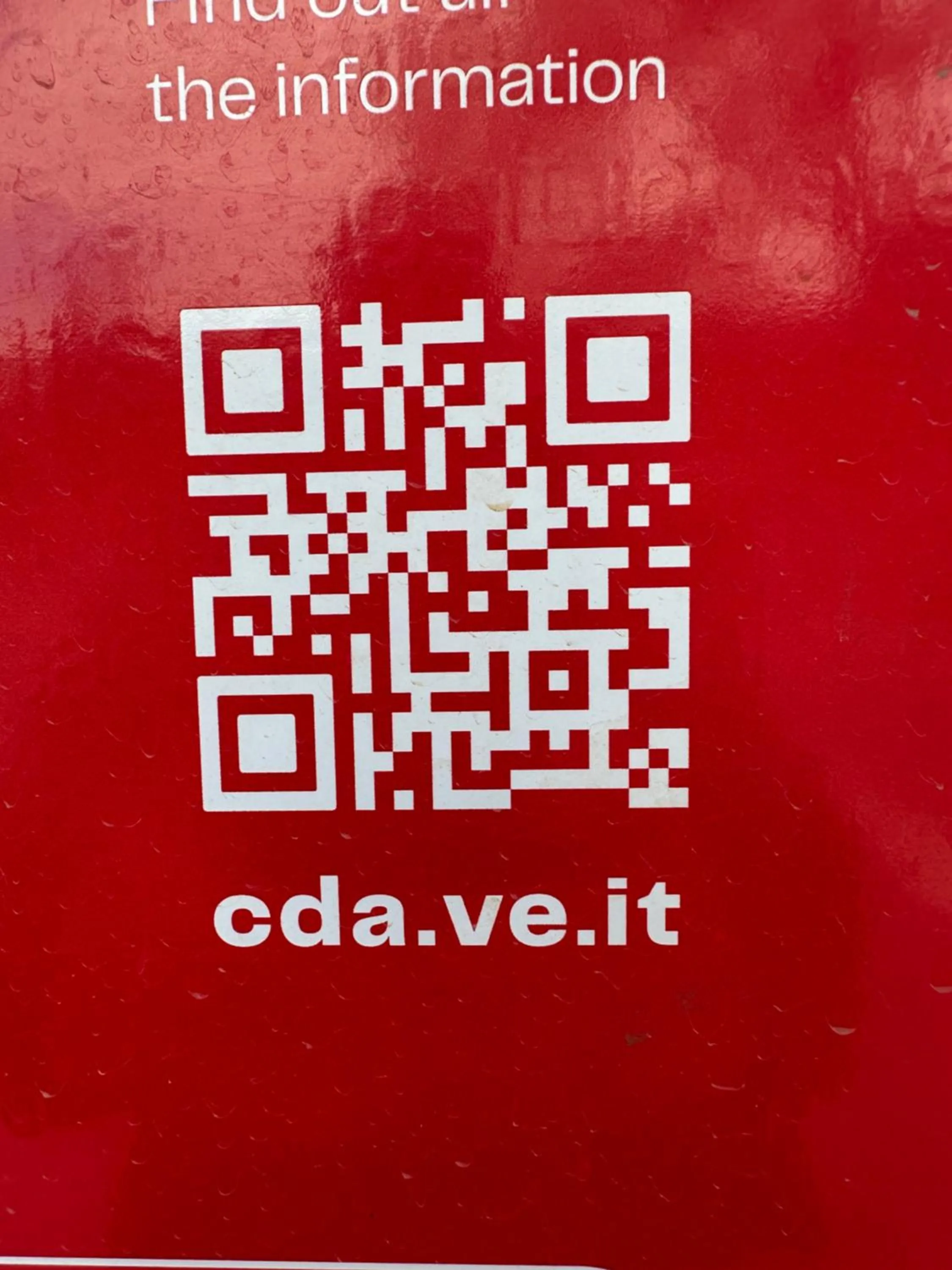 Text overlay in casa in venezia 2019