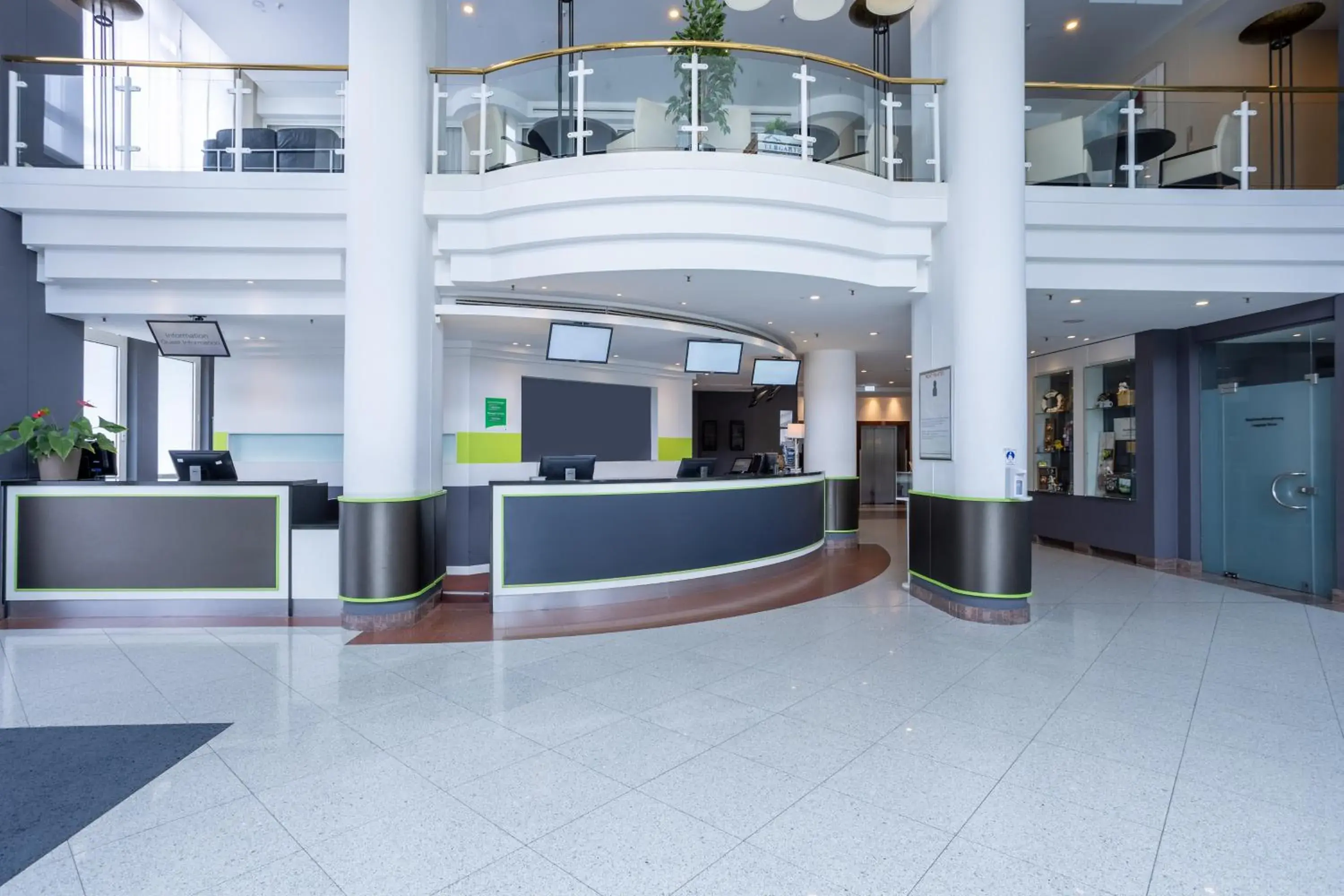 Lobby or reception in Holiday Inn Hamburg, an IHG Hotel Lobby or reception in Holiday Inn Hamburg, an IHG Hotel